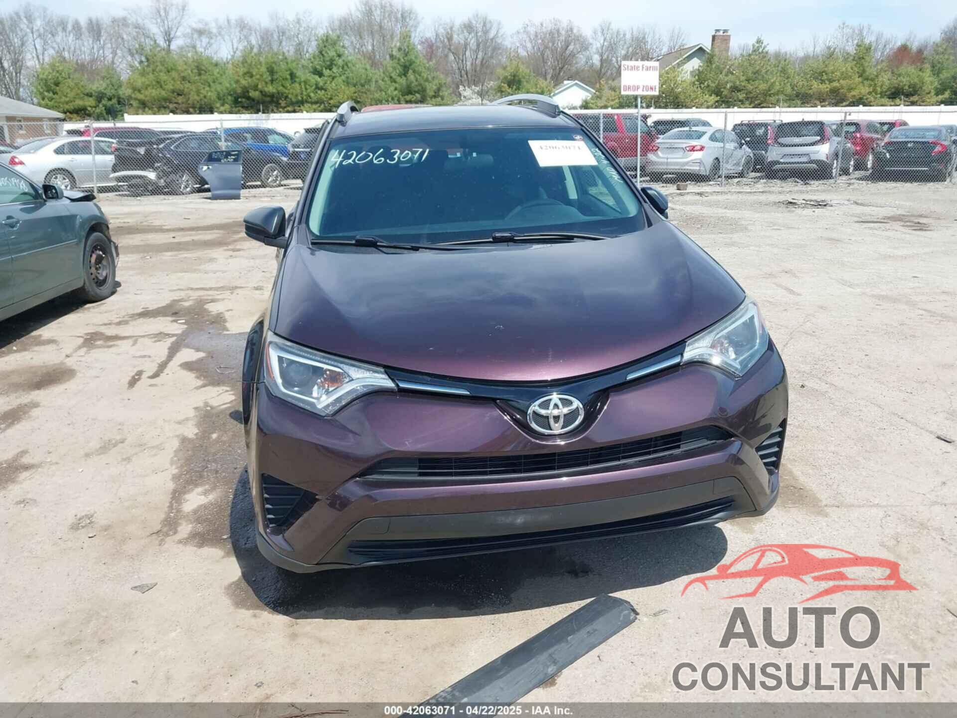 TOYOTA RAV4 2016 - 2T3ZFREV8GW310580