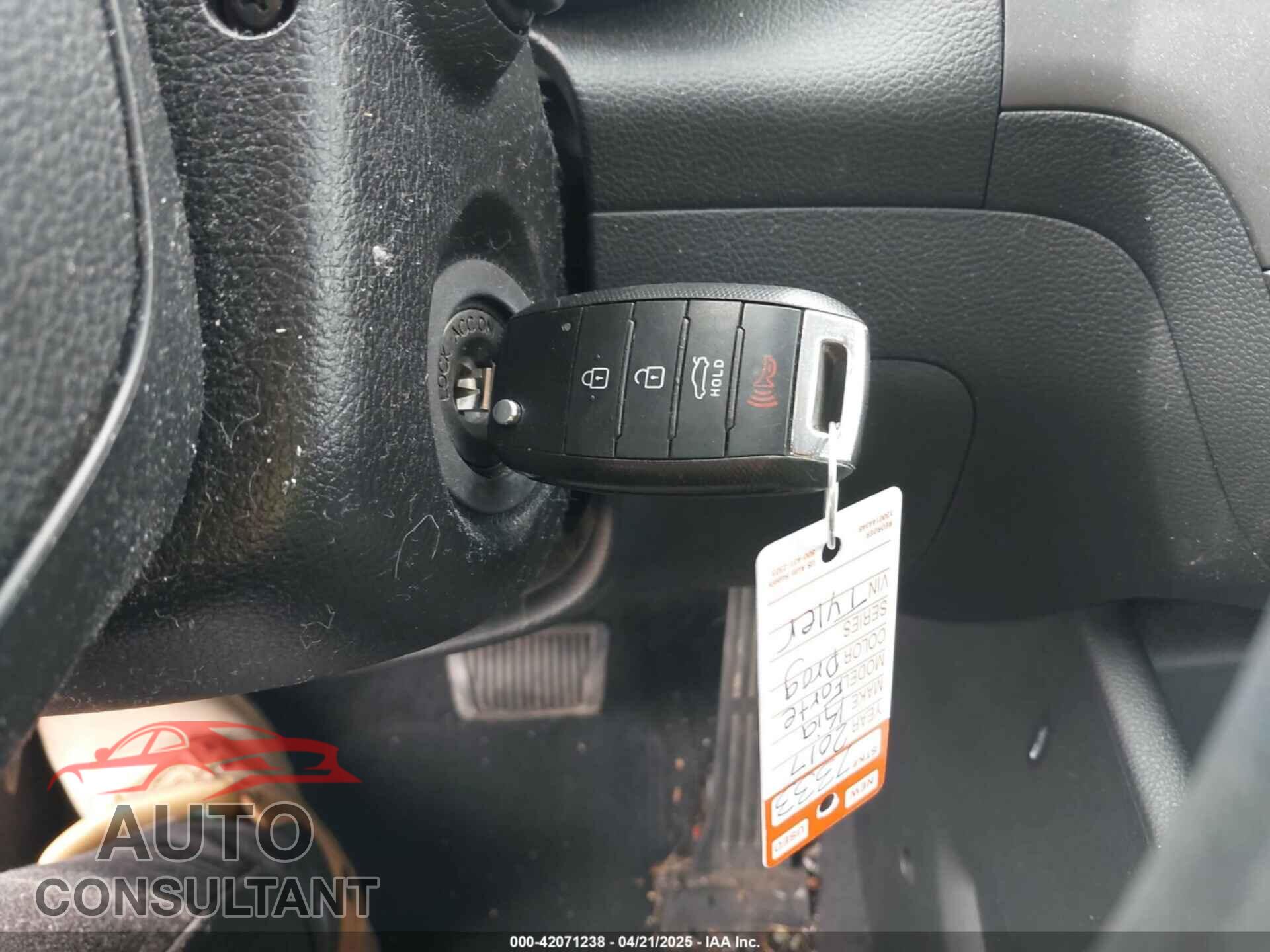 KIA FORTE 2017 - 3KPFK4A77HE027741