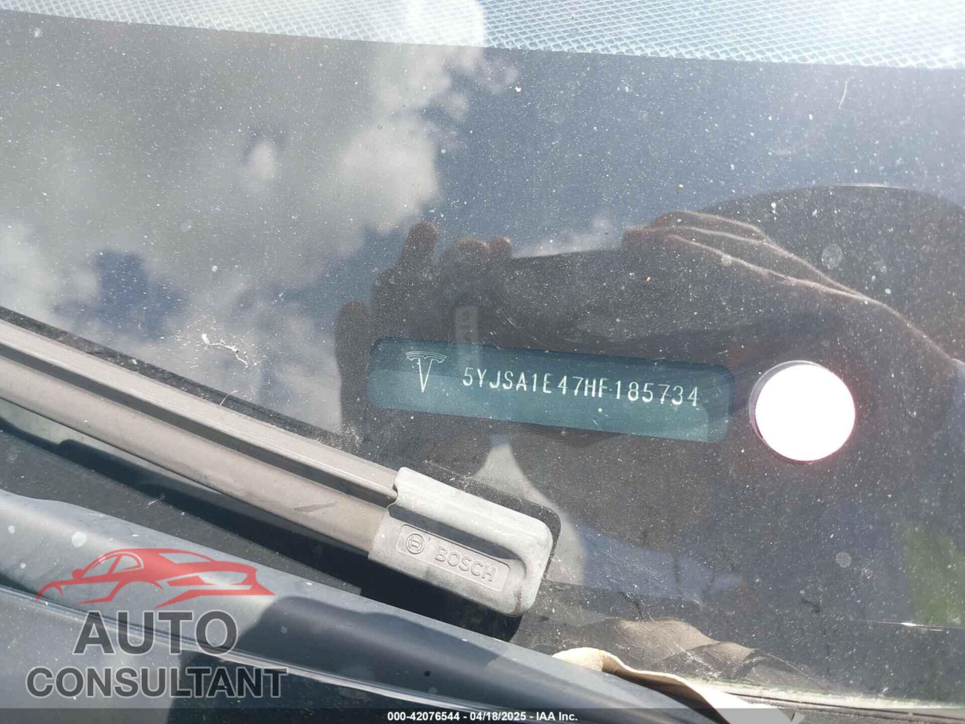 TESLA MODEL S 2017 - 5YJSA1E47HF185734