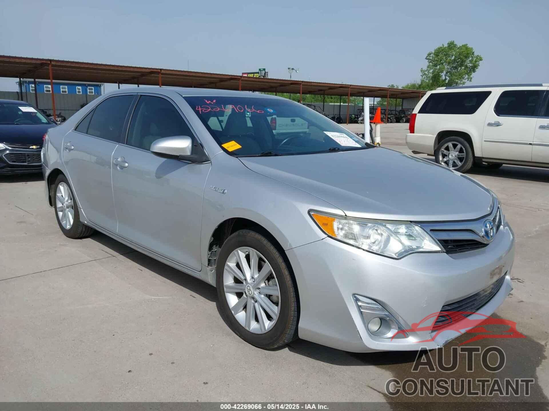TOYOTA CAMRY HYBRID 2012 - 4T1BD1FKXCU021054