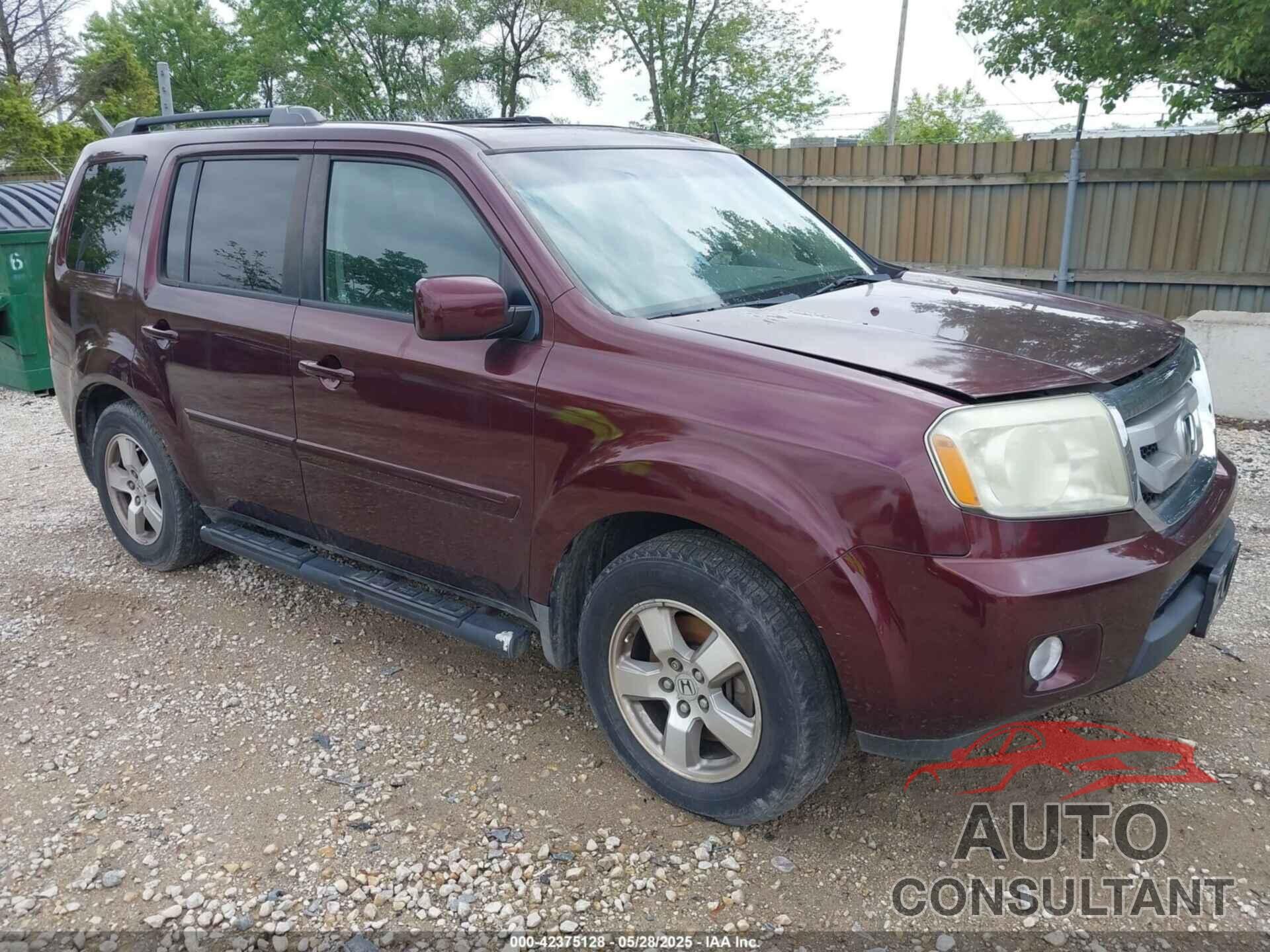 HONDA PILOT 2009 - 5FNYF485X9B026385