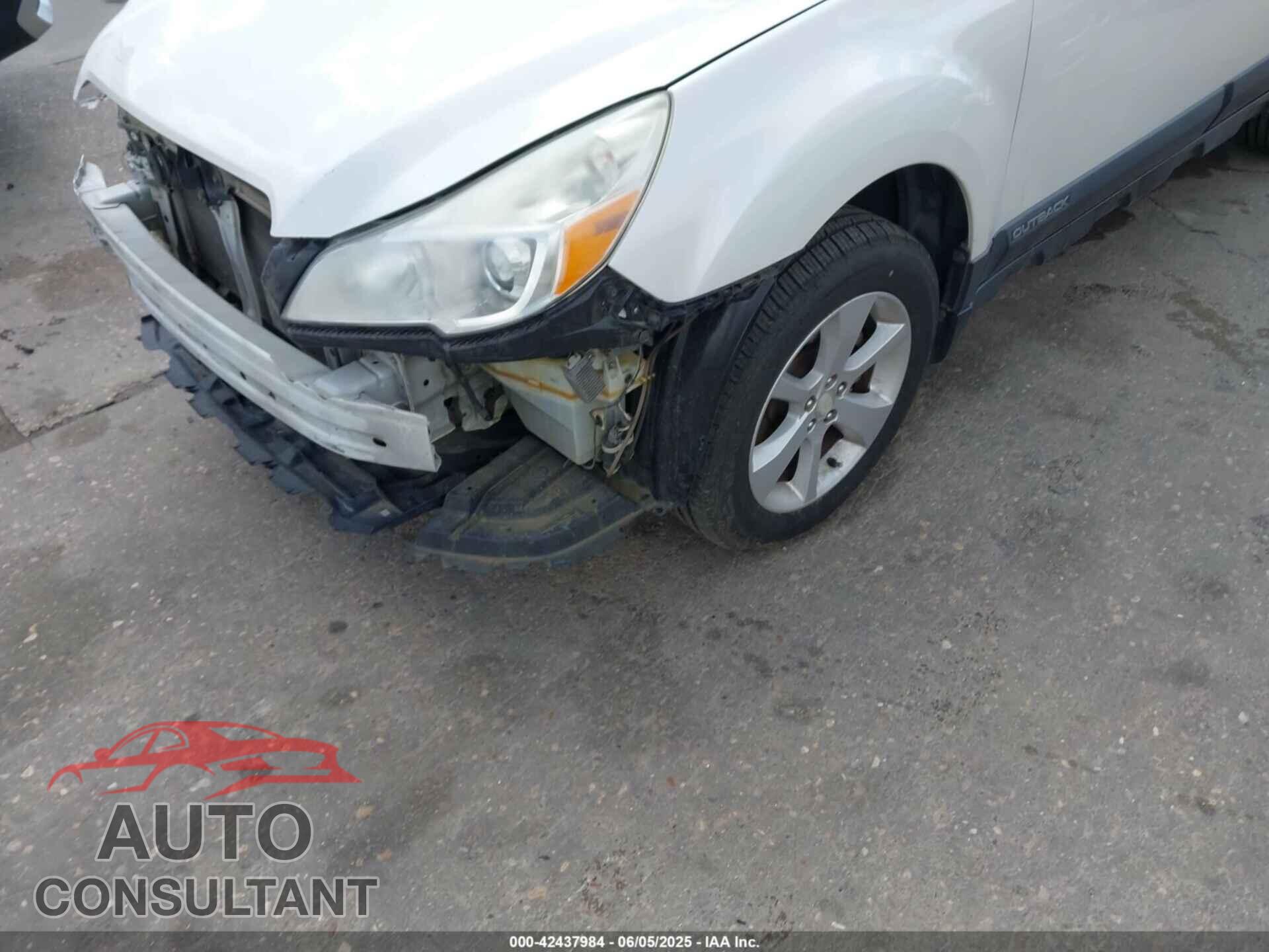 SUBARU OUTBACK 2014 - 4S4BRBCC2E3296611