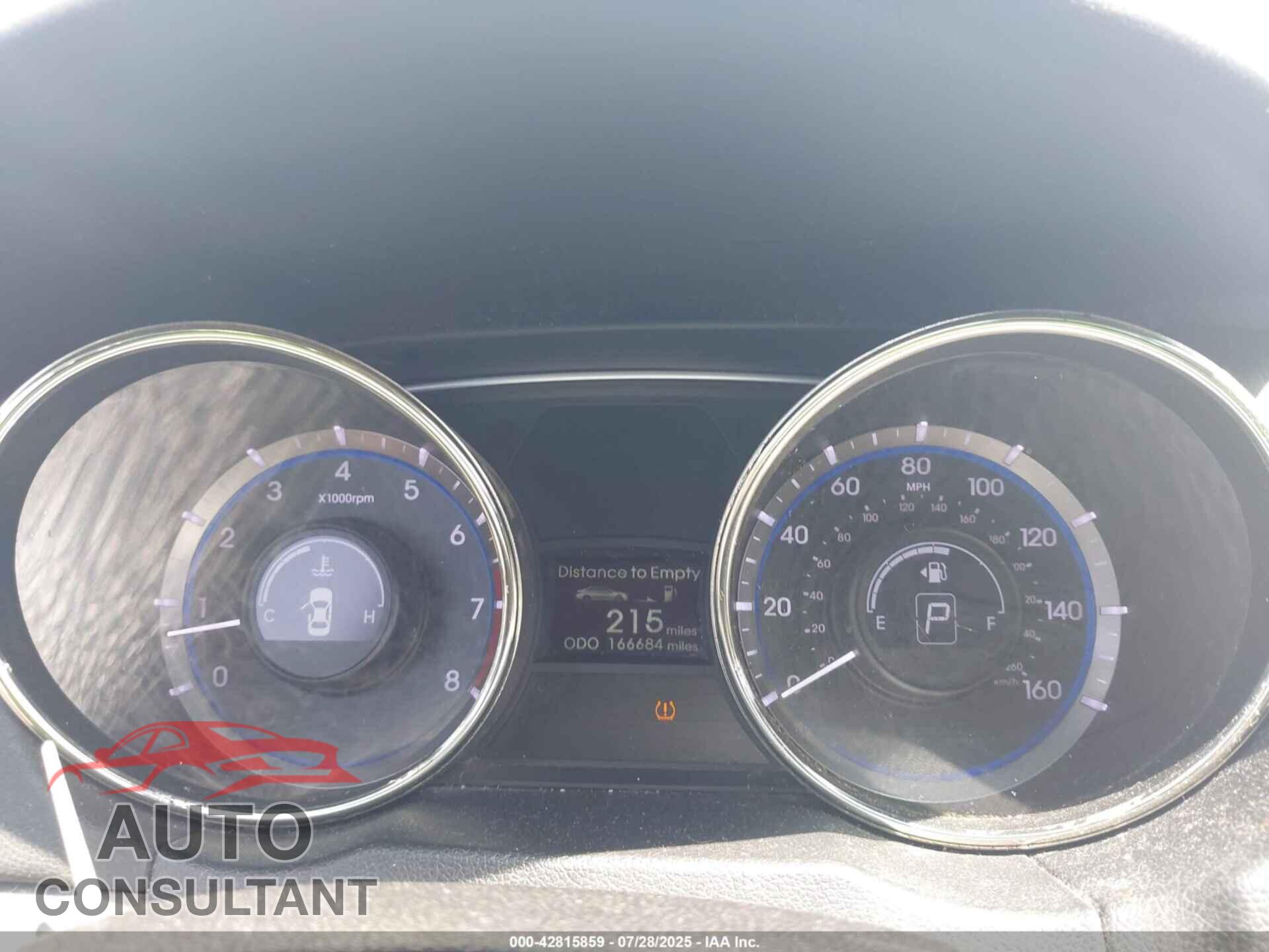 HYUNDAI SONATA 2012 - 5NPEB4AC7CH382812
