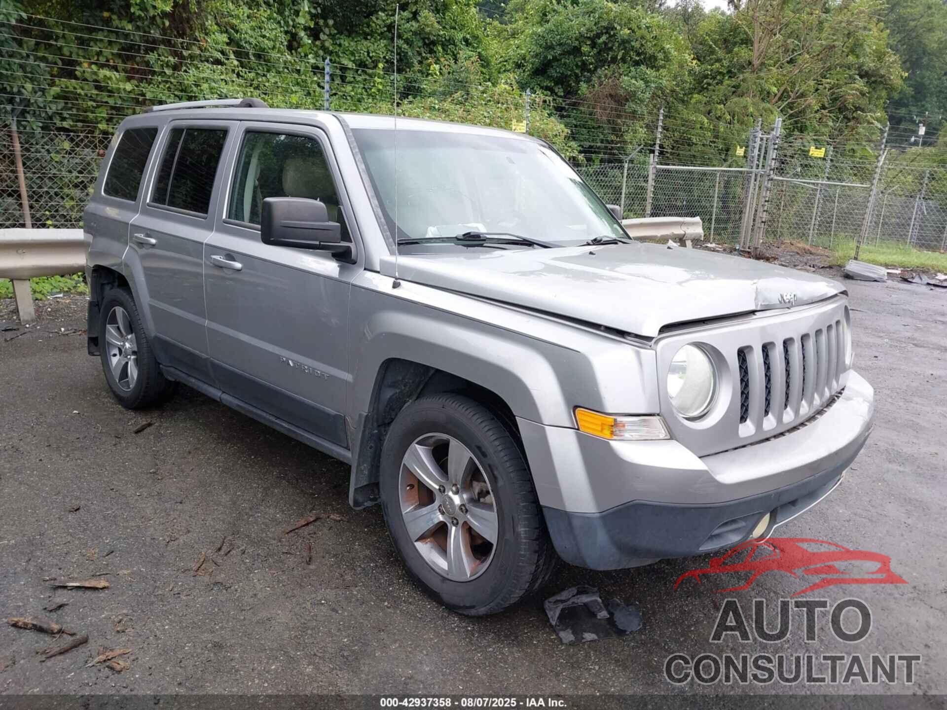 JEEP PATRIOT 2016 - 1C4NJPFA5GD502436