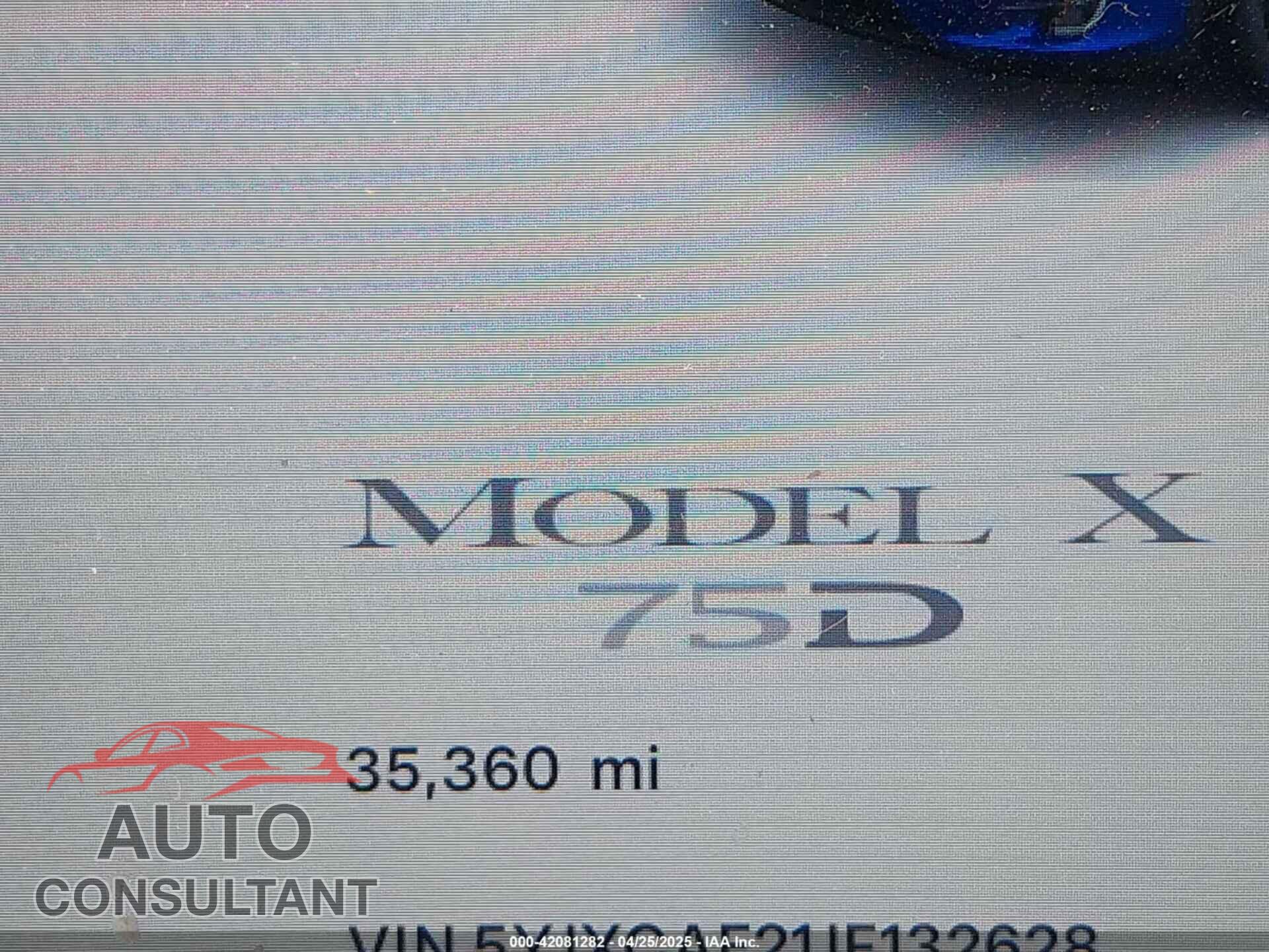 TESLA MODEL X 2018 - 5YJXCAE21JF132628