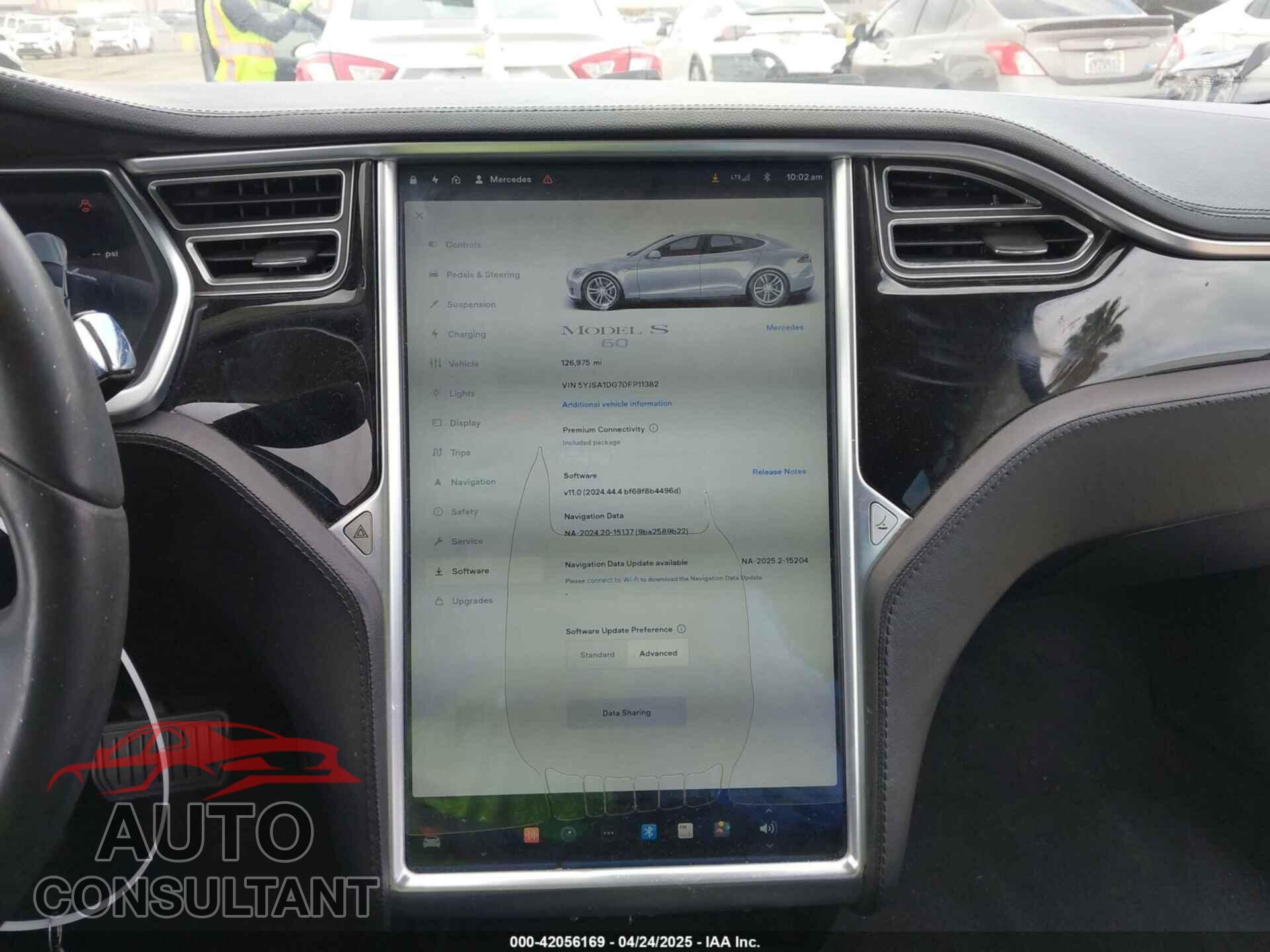 TESLA MODEL S 2013 - 5YJSA1DG7DFP11382
