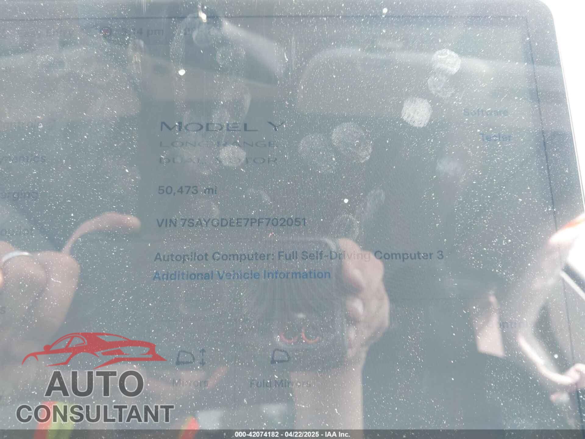TESLA MODEL Y 2023 - 7SAYGDEE7PF702051