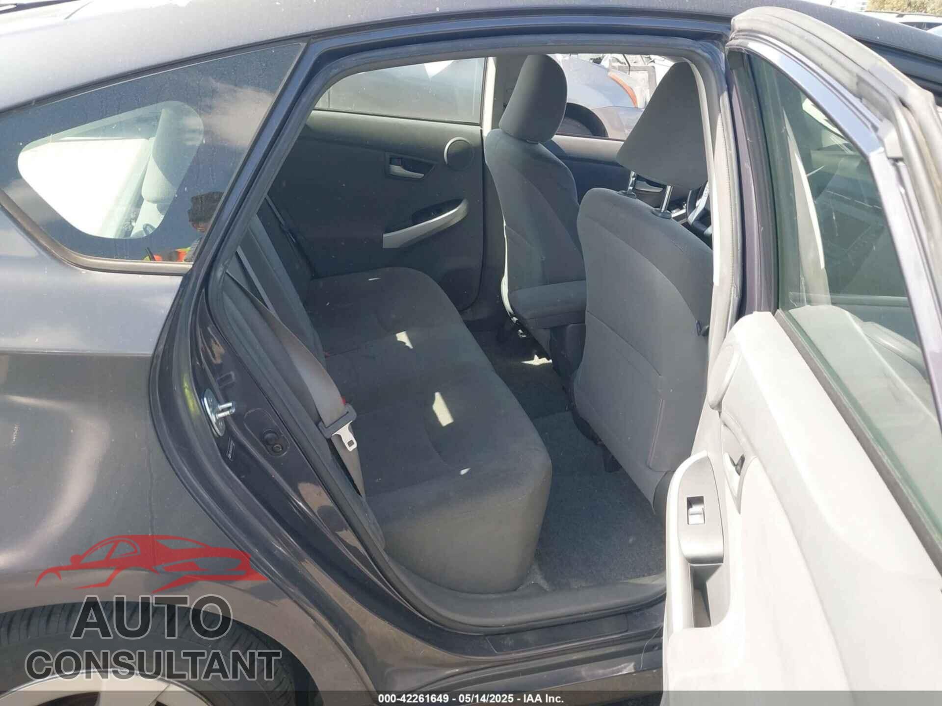 TOYOTA PRIUS 2011 - JTDKN3DU2B0279835