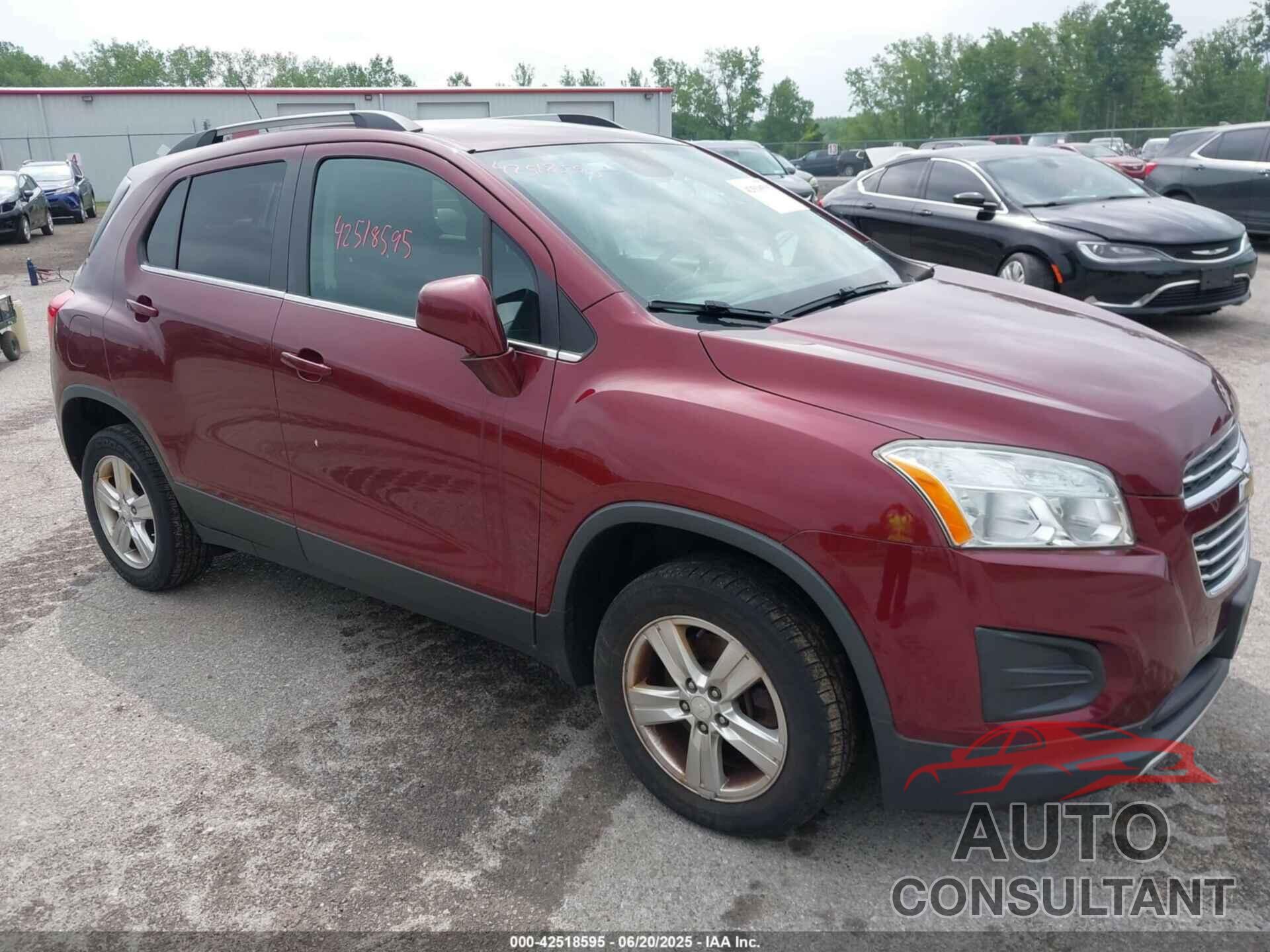 CHEVROLET TRAX 2016 - 3GNCJPSB4GL222580