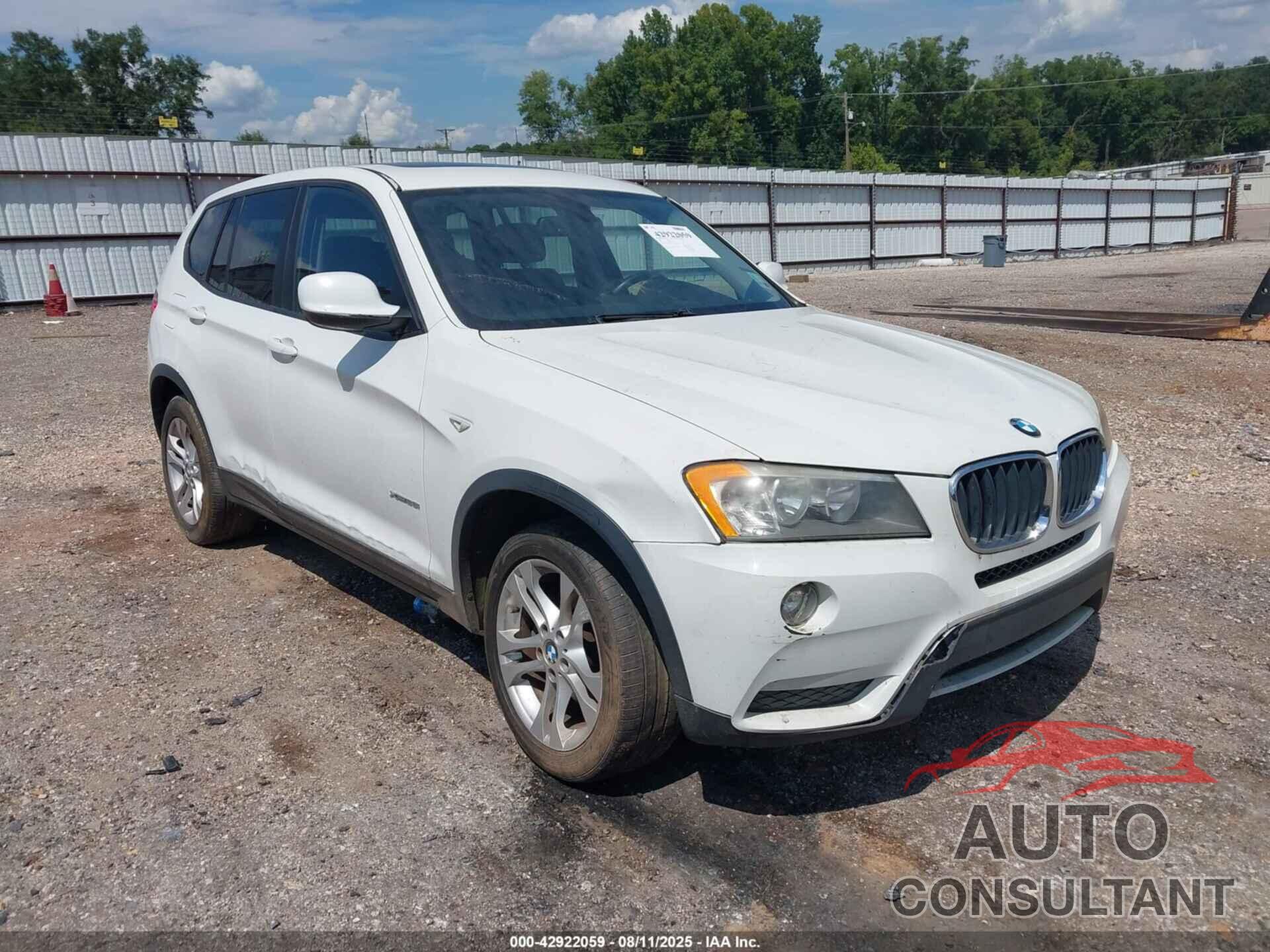 BMW X3 2013 - 5UXWX9C58D0A13202