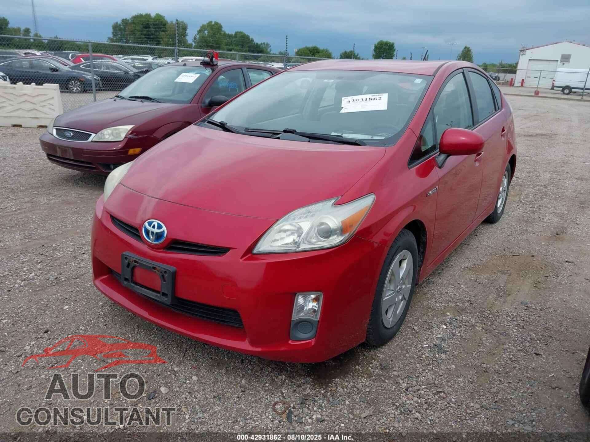 TOYOTA PRIUS 2011 - JTDKN3DU8B5369039