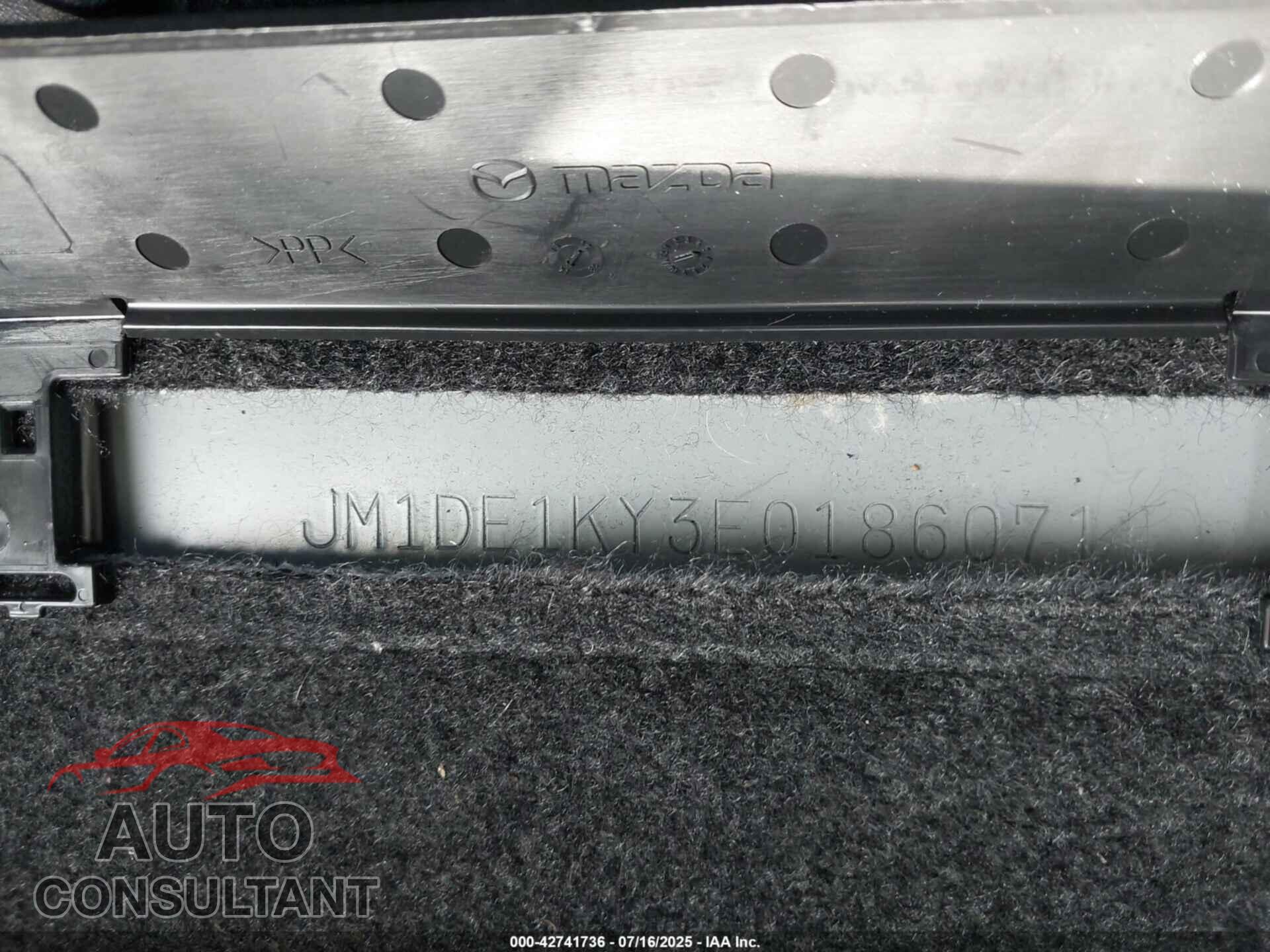 MAZDA MAZDA2 2014 - JM1DE1KY3E0186071