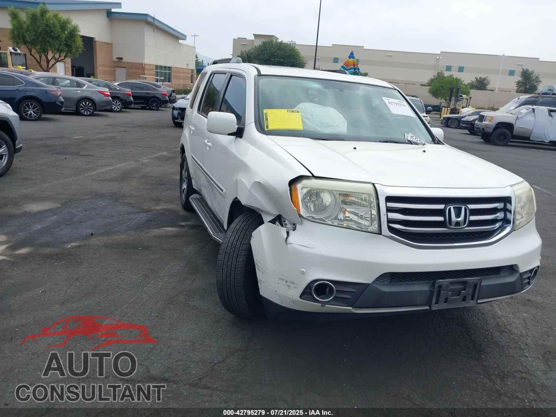 HONDA PILOT 2013 - 5FNYF4H99DB030620