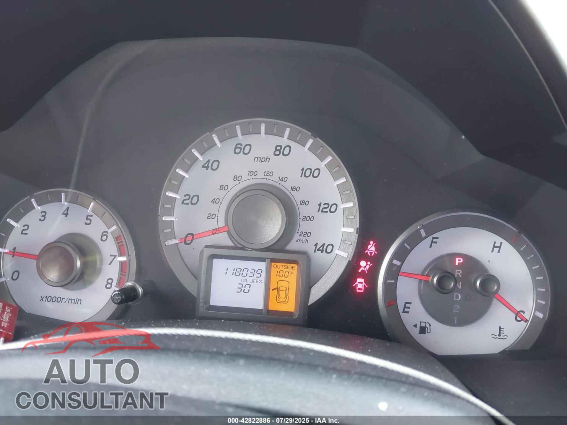 HONDA PILOT 2013 - 5FNYF4H52DB036353
