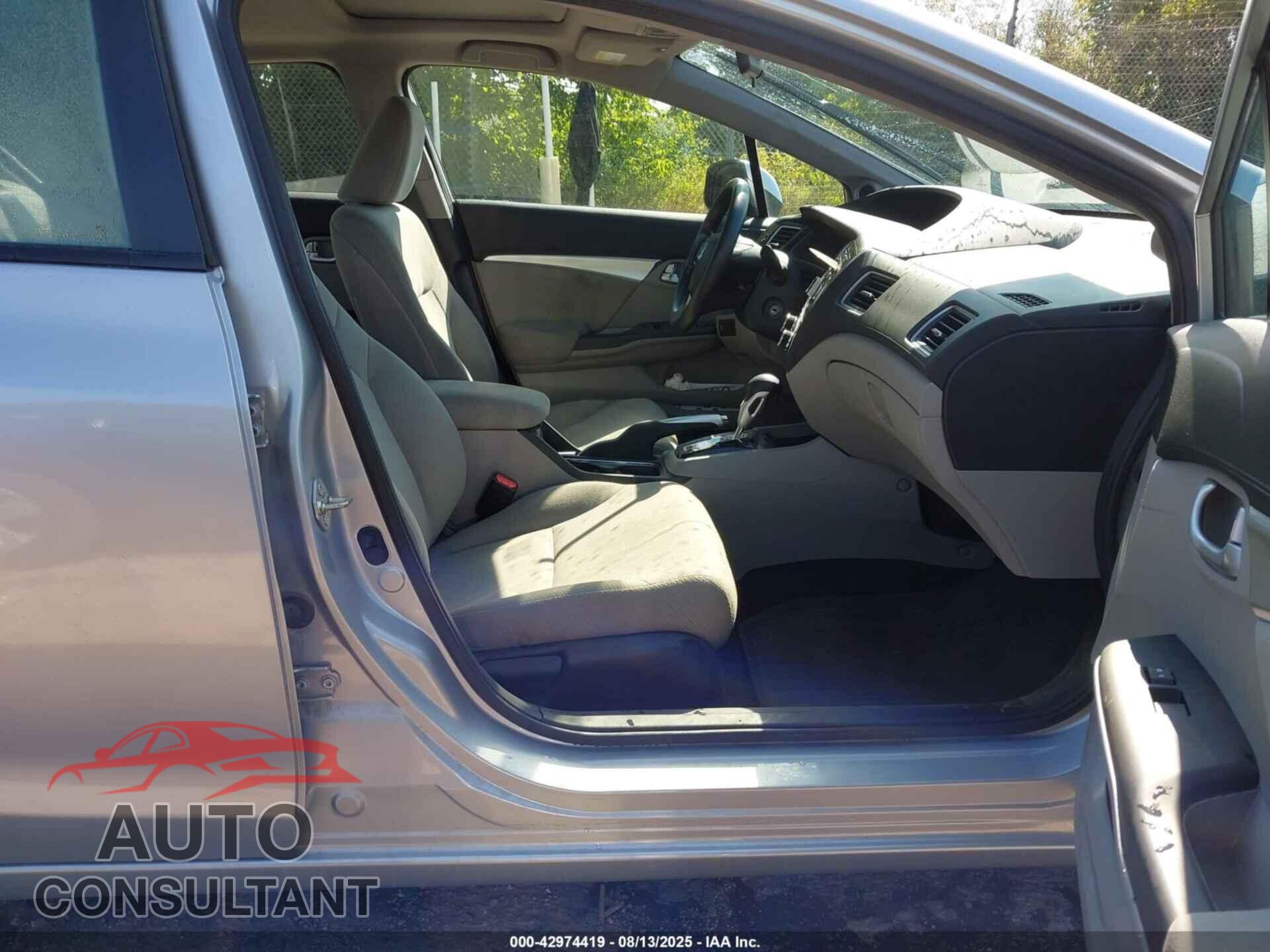 HONDA CIVIC 2013 - 19XFB2F87DE073019