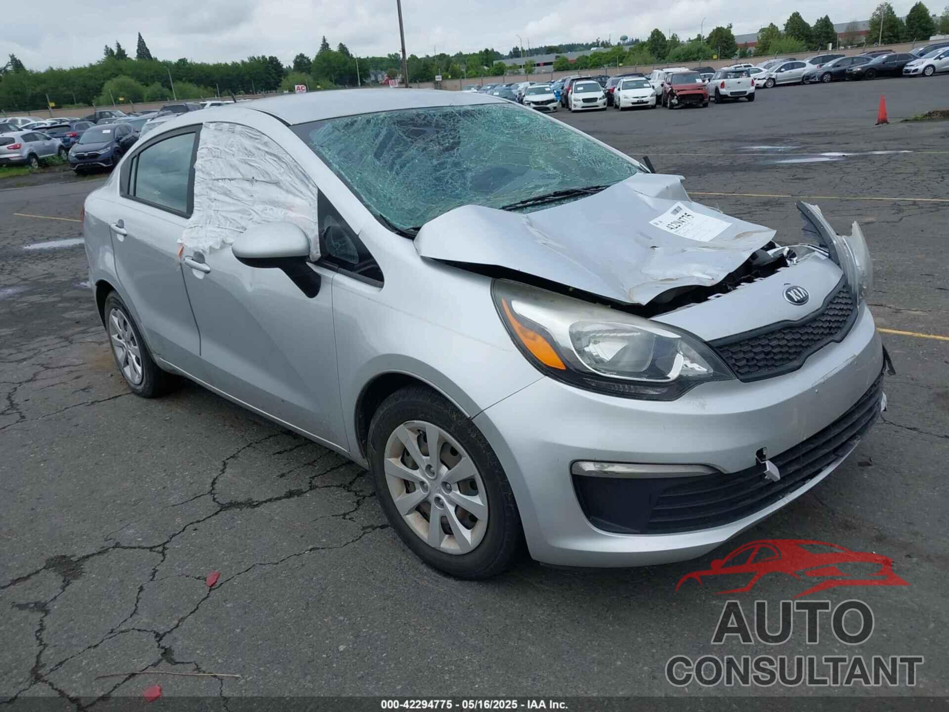 KIA RIO 2016 - KNADM4A35G6584695