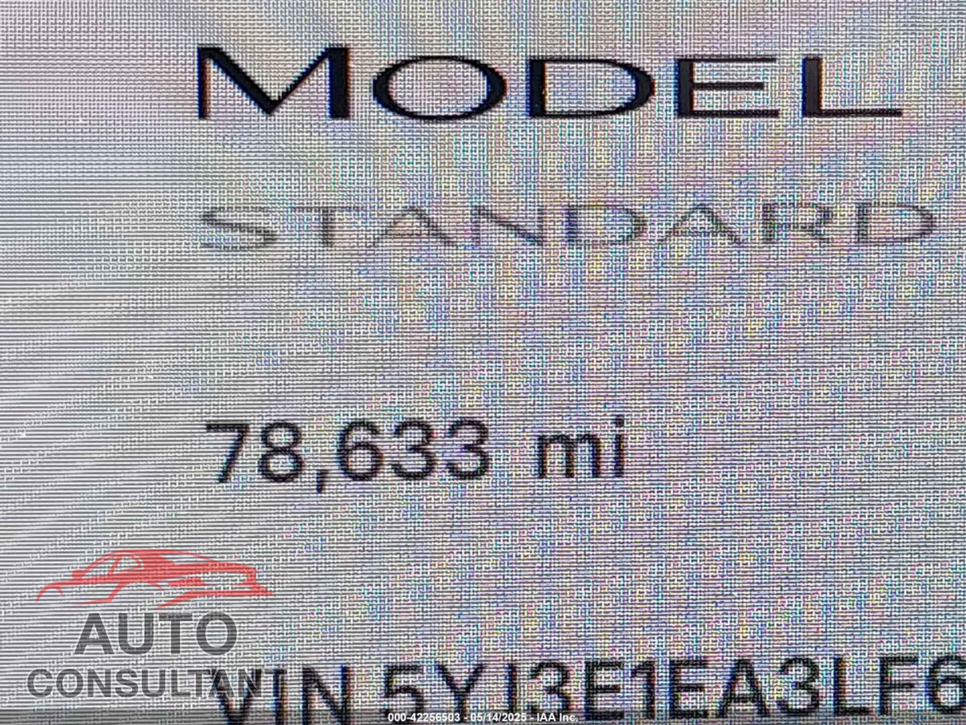 TESLA MODEL 3 2020 - 5YJ3E1EA3LF611152
