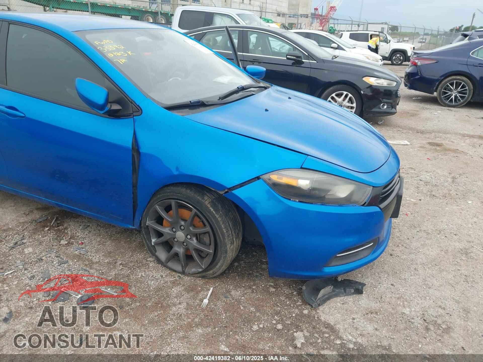 DODGE DART 2016 - 1C3CDFAAXGD539759