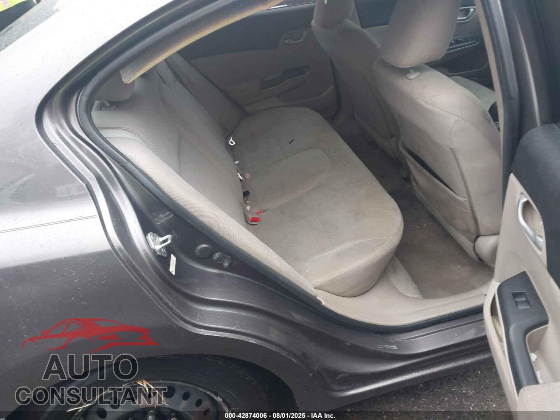 HONDA CIVIC 2012 - 19XFB2F59CE053665