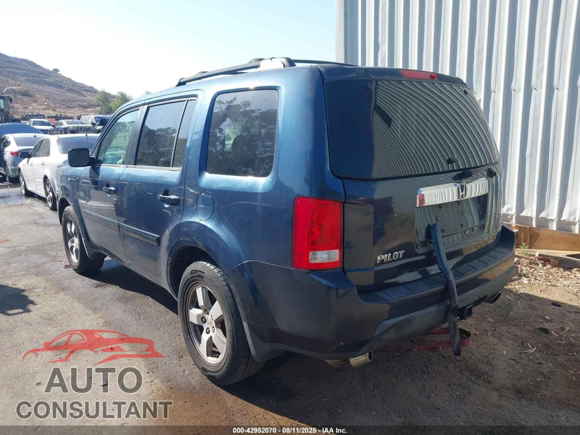 HONDA PILOT 2009 - 5FNYF38579B004547