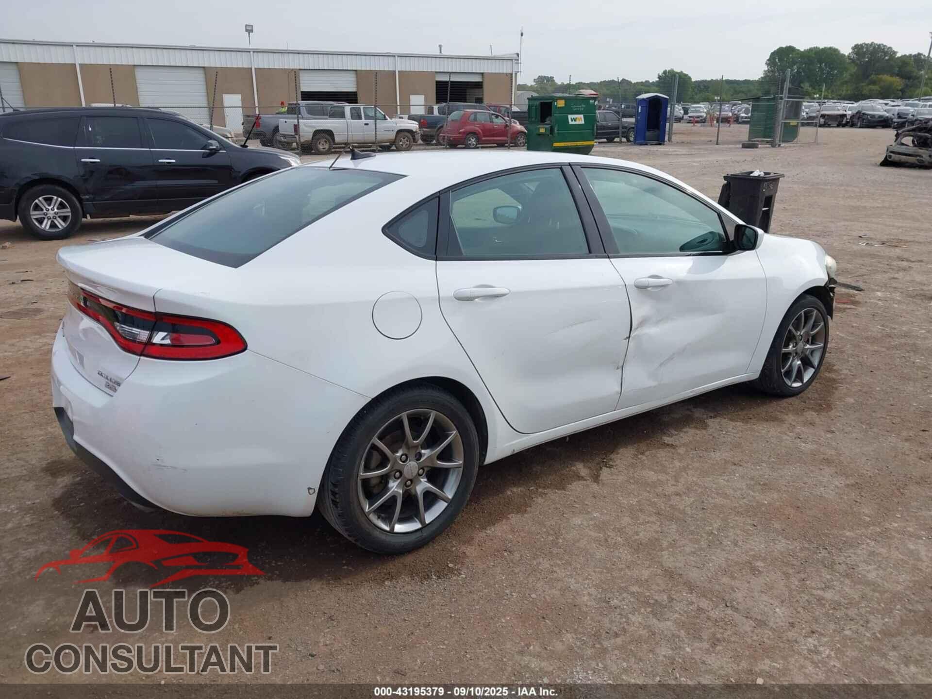DODGE DART 2014 - 1C3CDFBB4ED668410