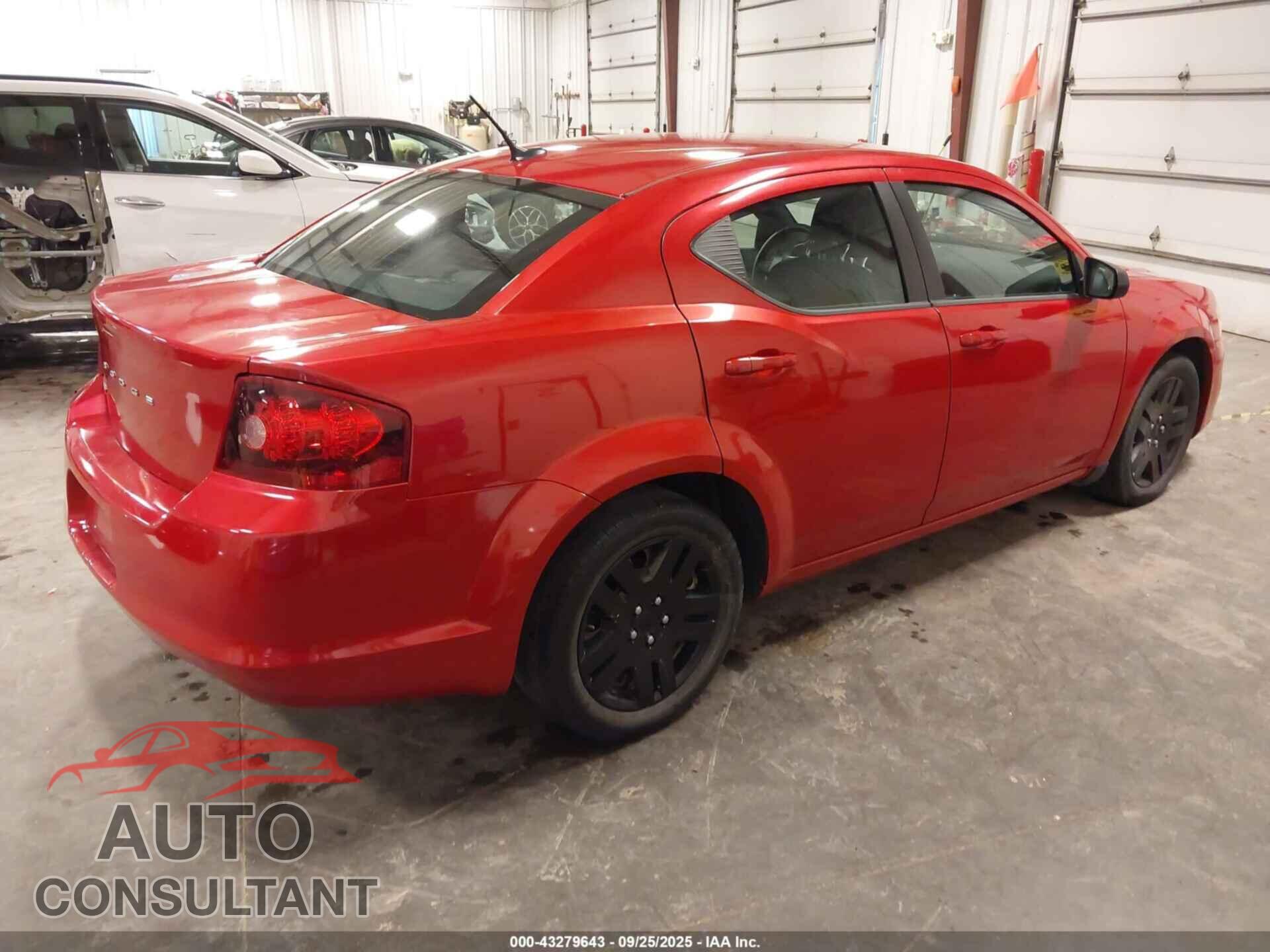 DODGE AVENGER 2013 - 1C3CDZAB7DN753656