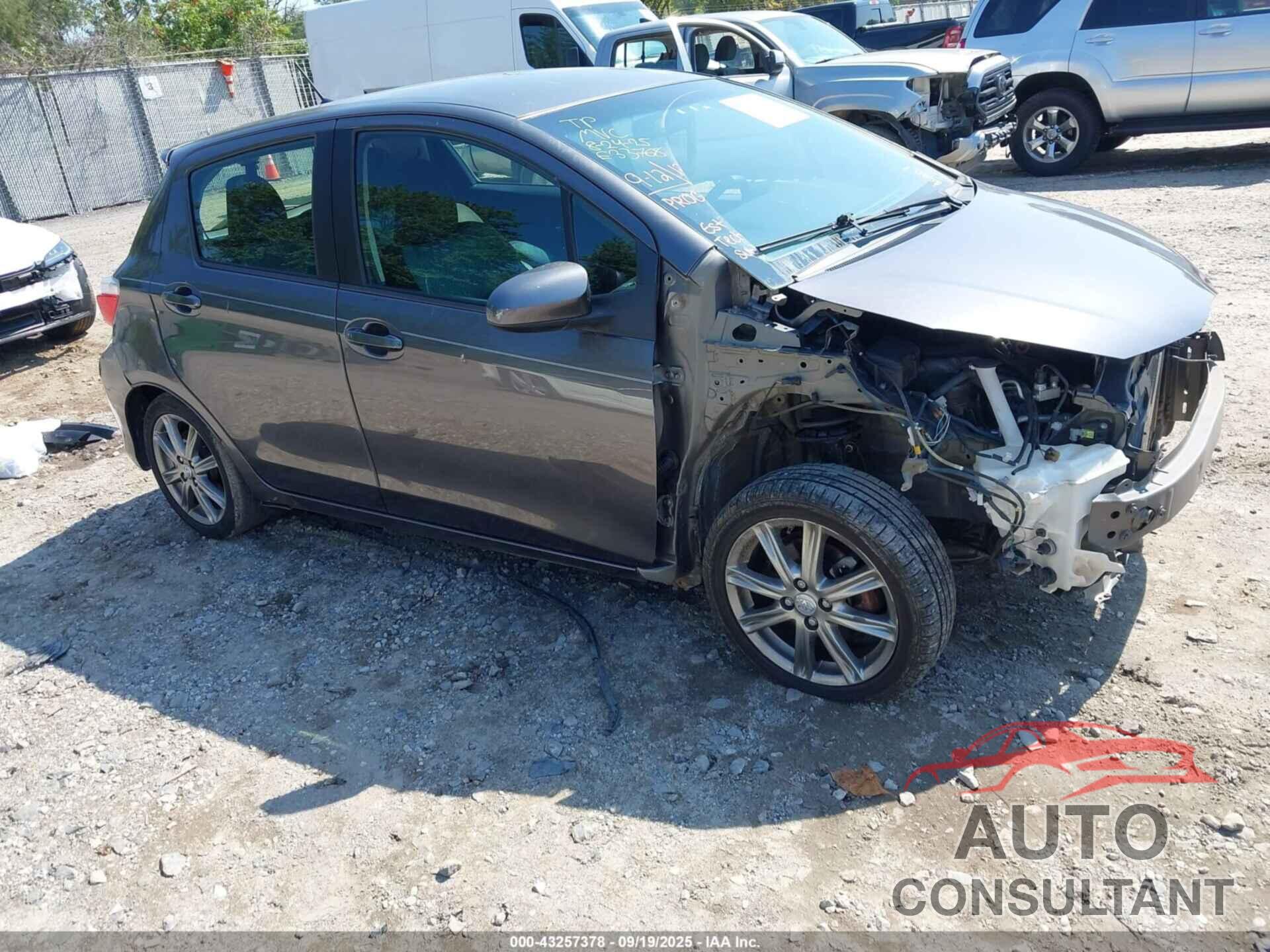 TOYOTA YARIS 2012 - JTDKTUD38CD500898