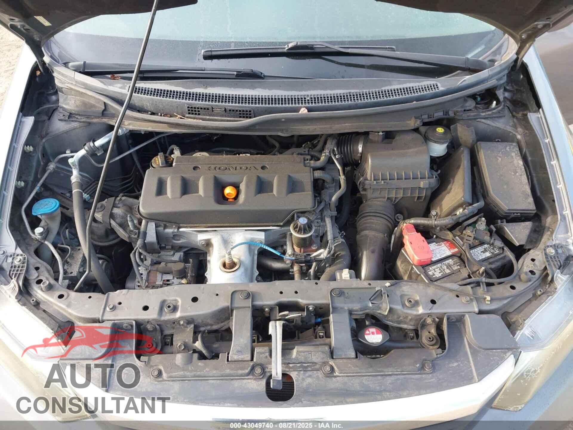 HONDA CIVIC 2012 - 19XFB2F91CE308084