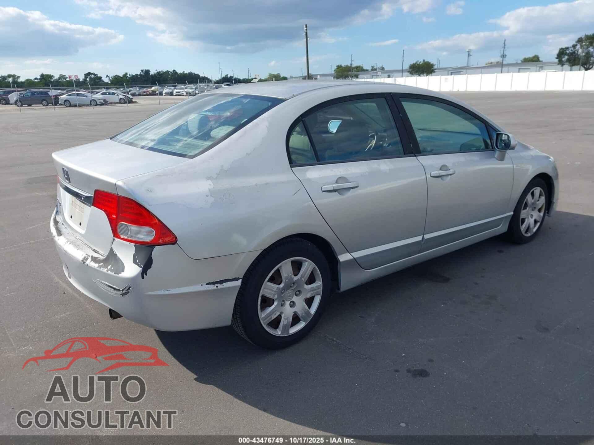 HONDA CIVIC 2010 - 19XFA1F5XAE069657