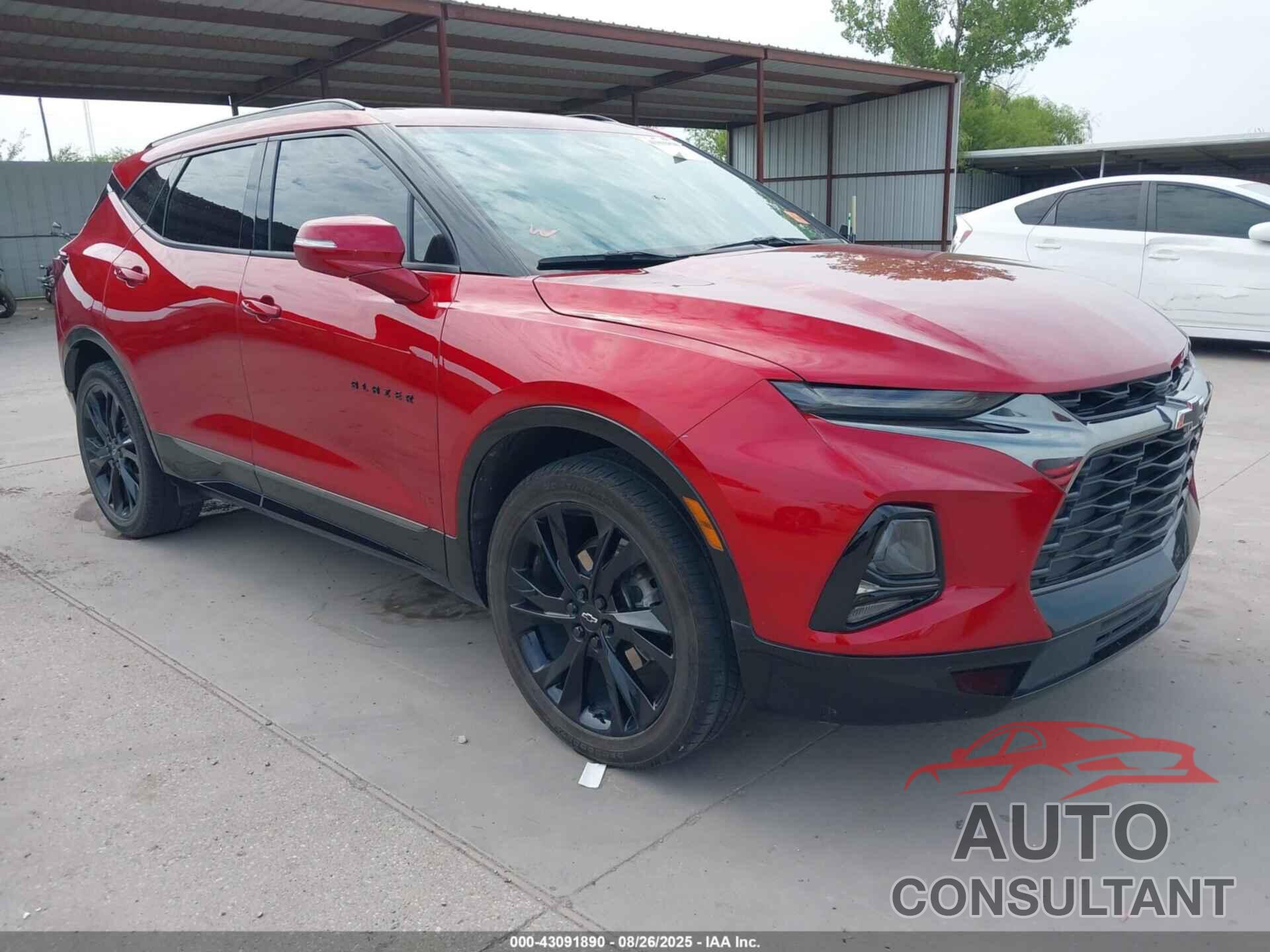 CHEVROLET BLAZER 2022 - 3GNKBERS6NS133521
