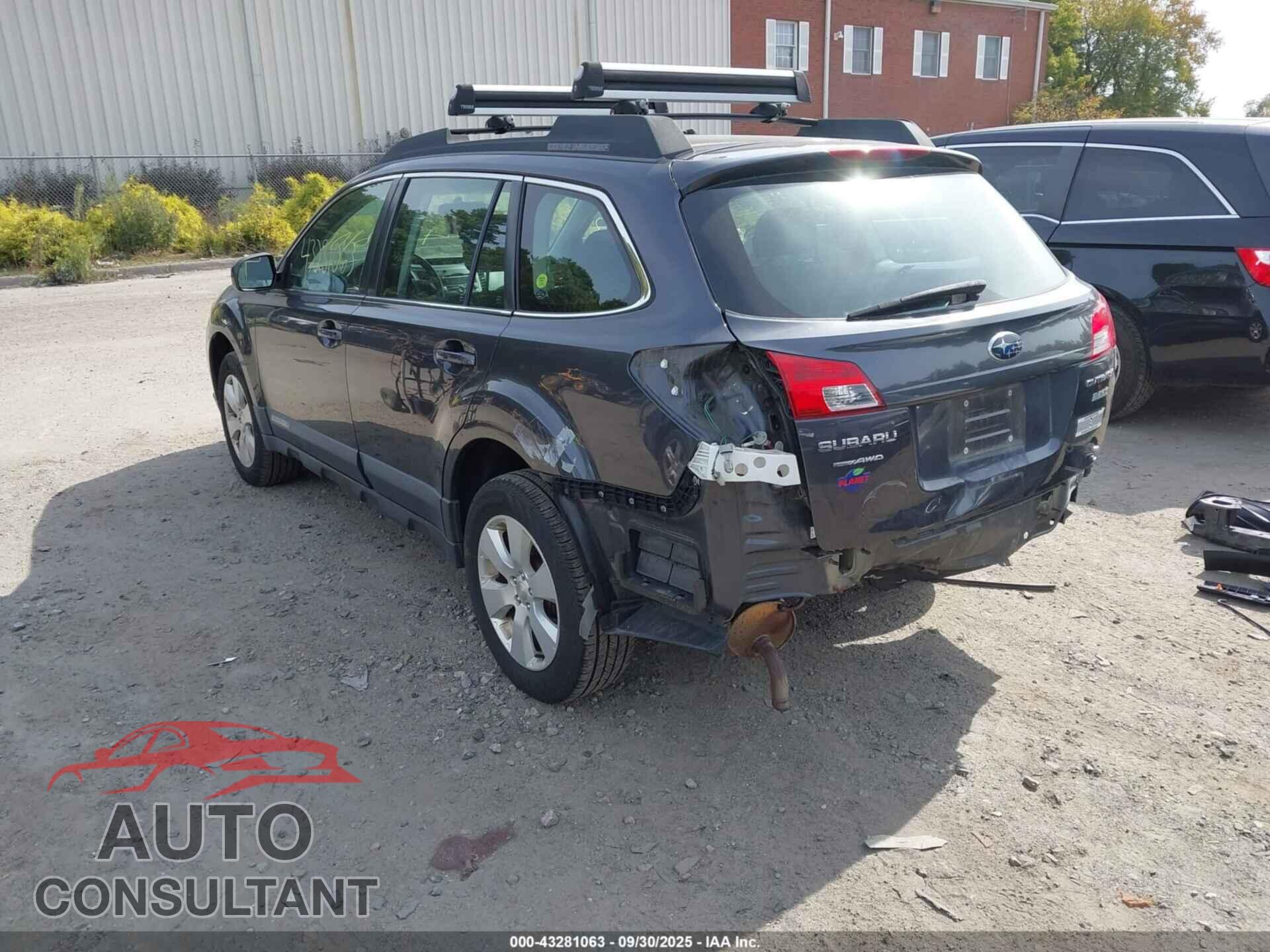SUBARU OUTBACK 2012 - 4S4BRBAC1C3218059