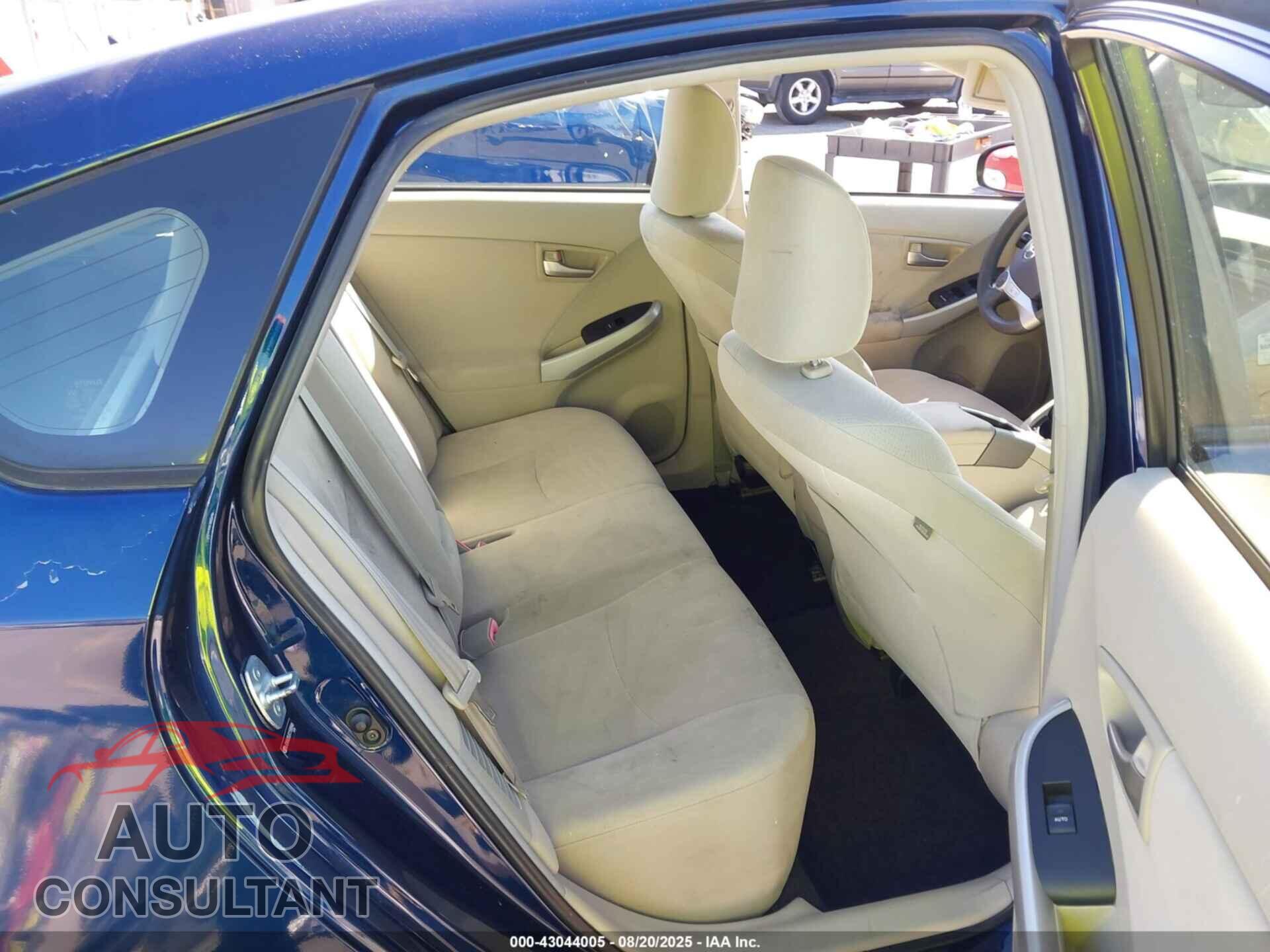 TOYOTA PRIUS 2012 - JTDKN3DU2C1588846