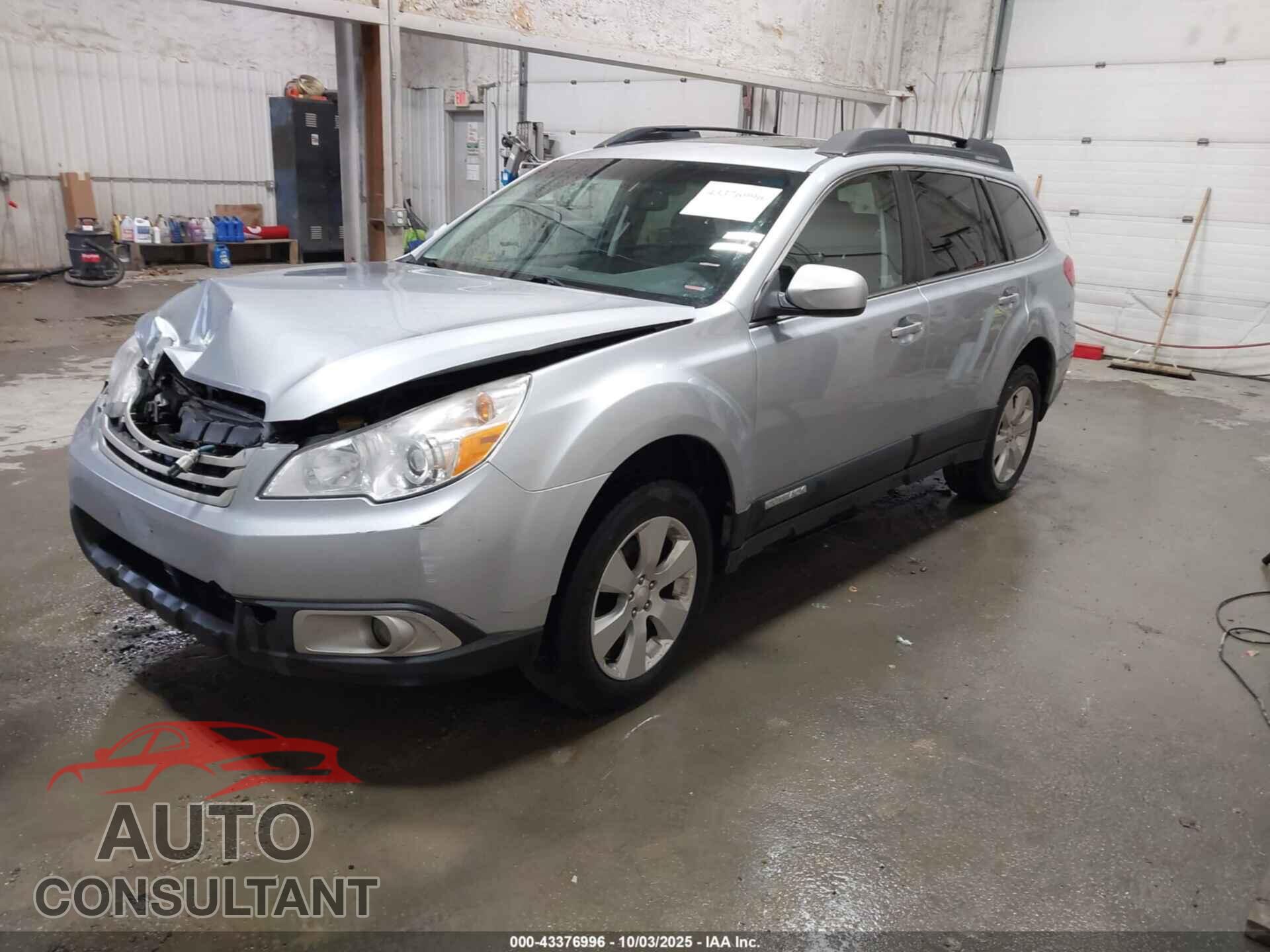 SUBARU OUTBACK 2012 - 4S4BRBGC8C3275687