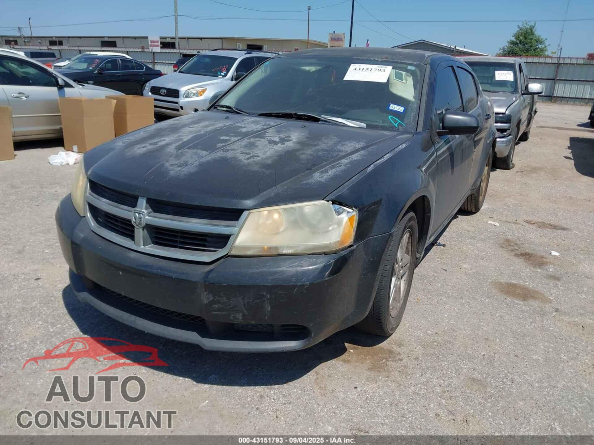 DODGE AVENGER 2010 - 1B3CC1FB2AN235668