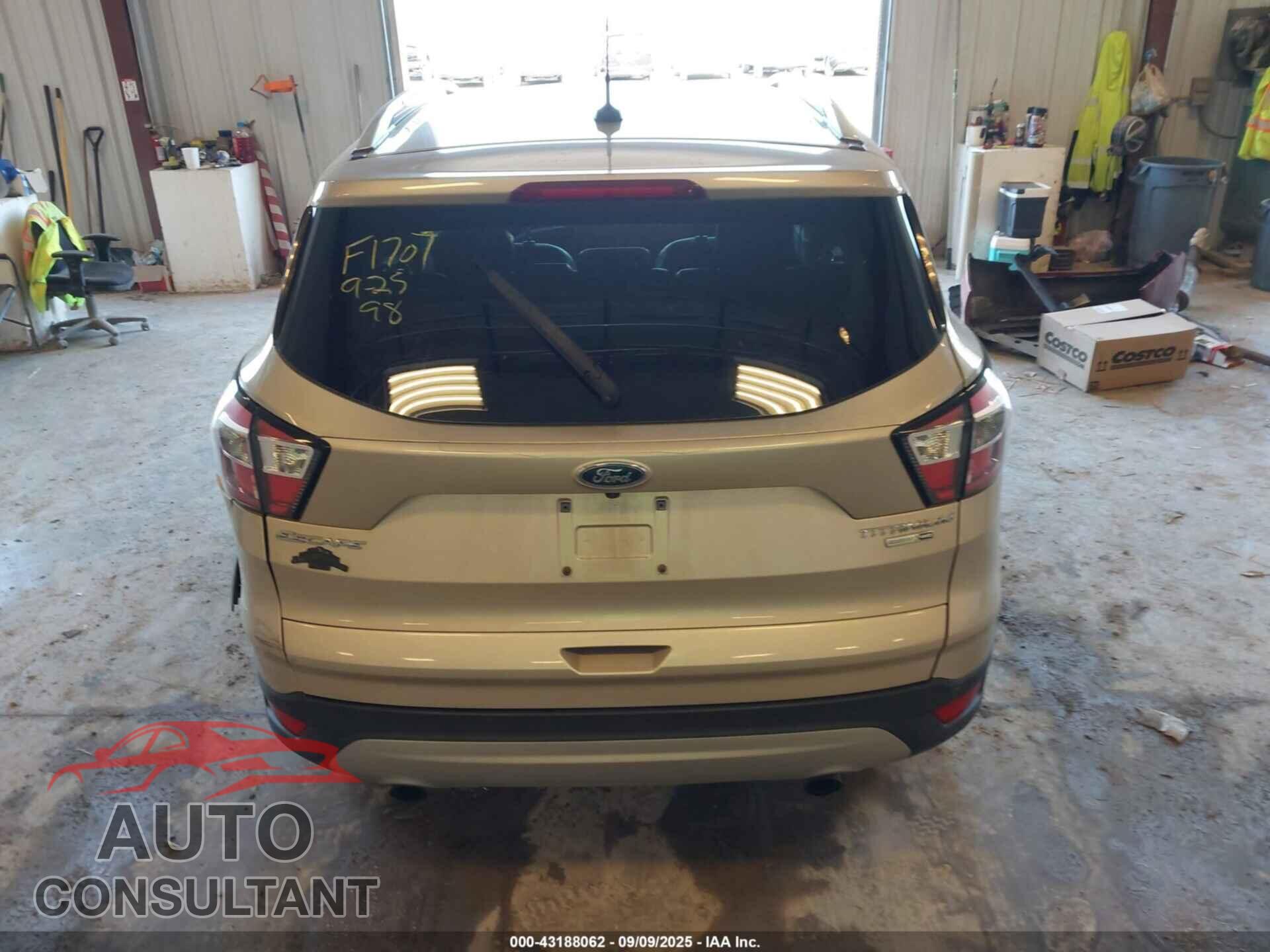 FORD ESCAPE 2017 - 1FMCU9J90HUD87796