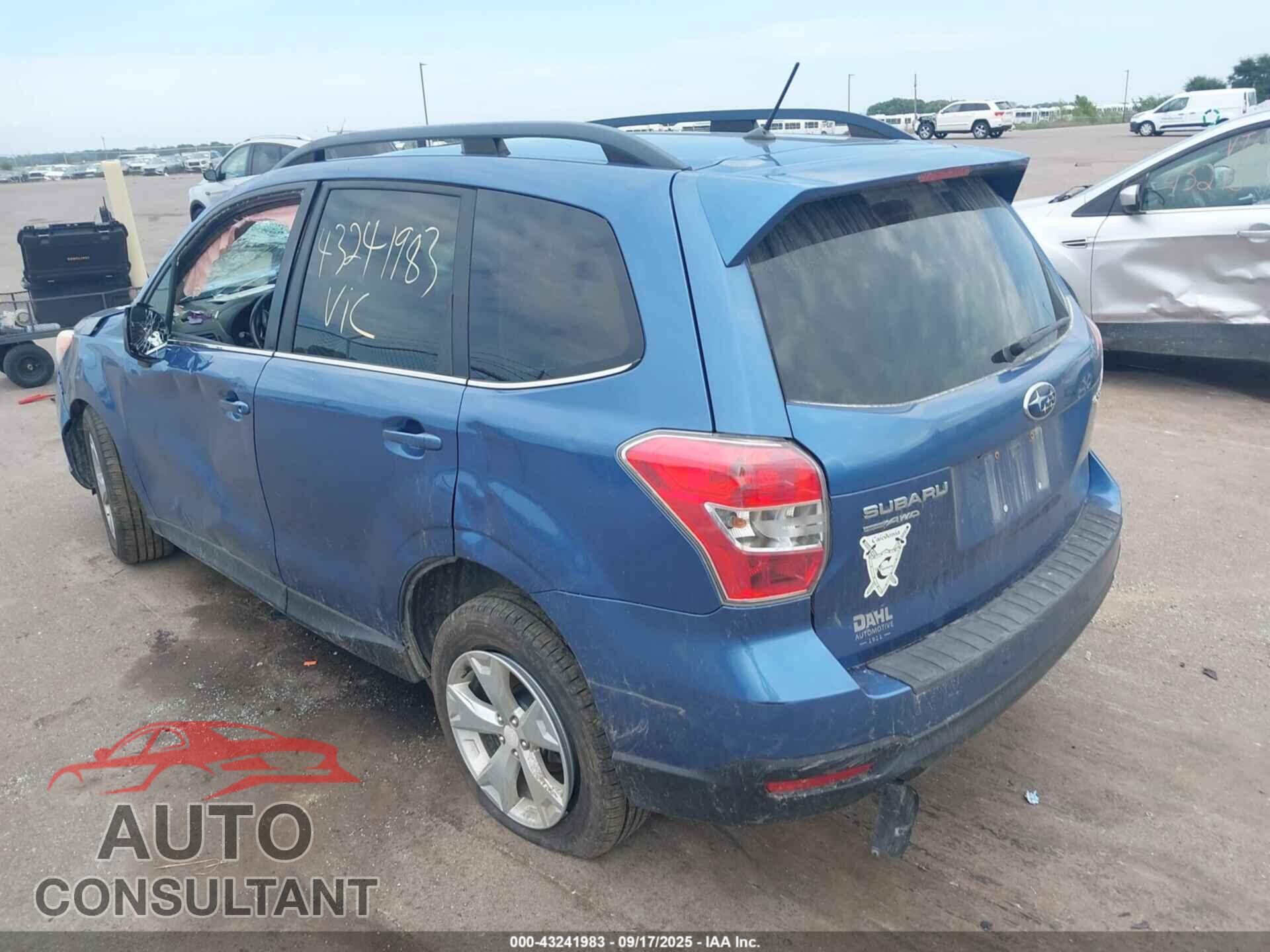 SUBARU FORESTER 2015 - JF2SJAHC2FH452134