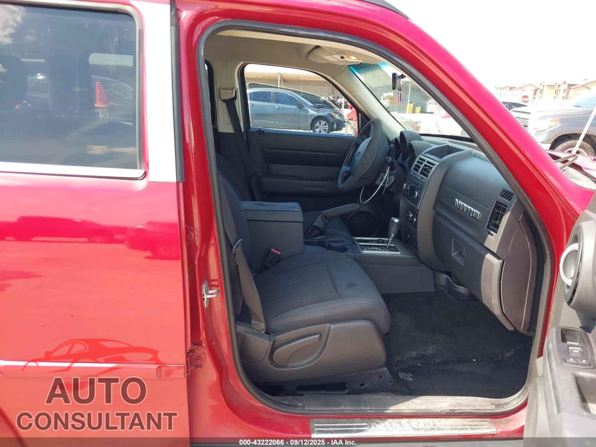 DODGE NITRO 2011 - 1D4PU4GK4BW606034