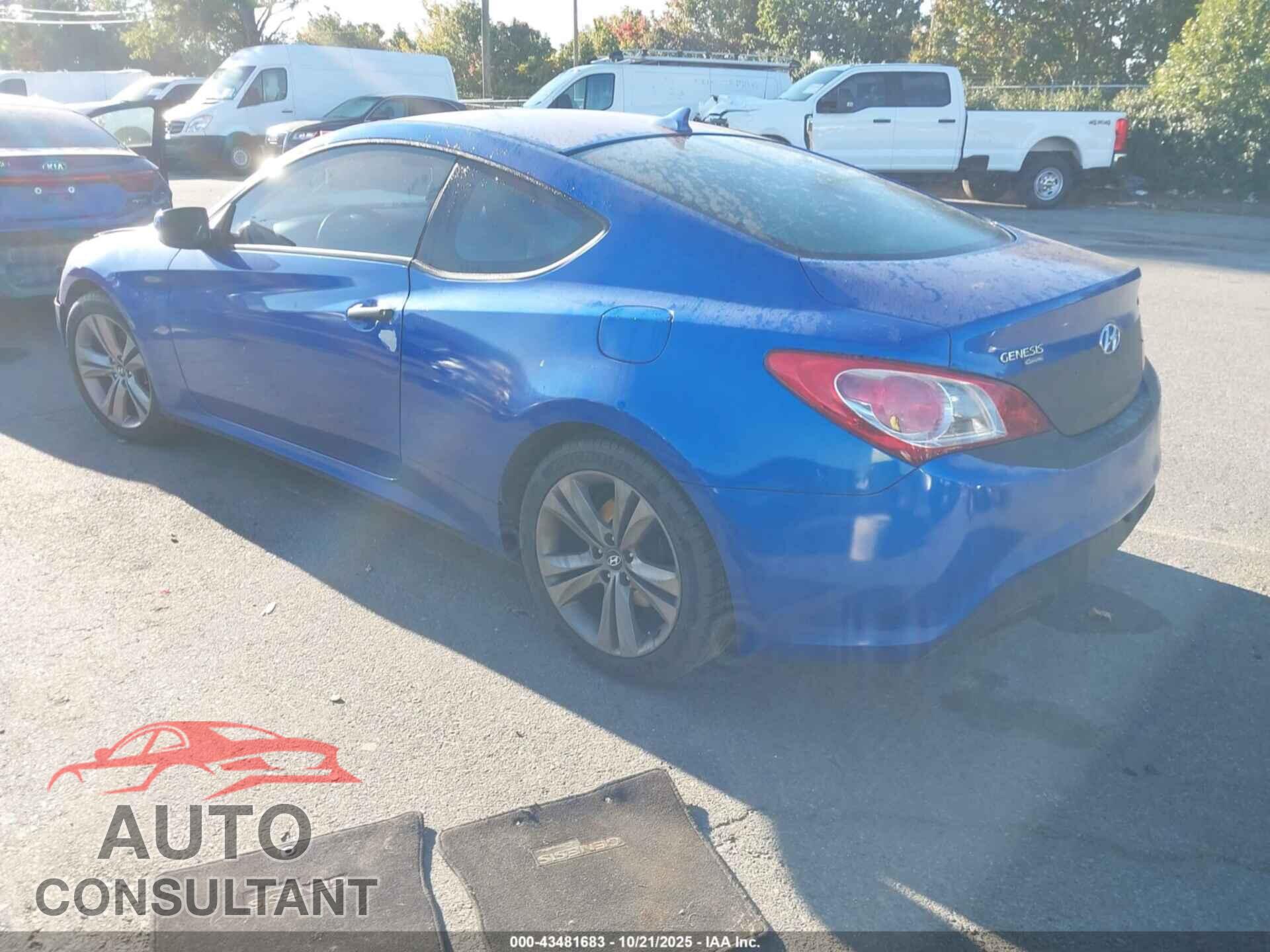 HYUNDAI GENESIS 2012 - KMHHT6KD7CU065773