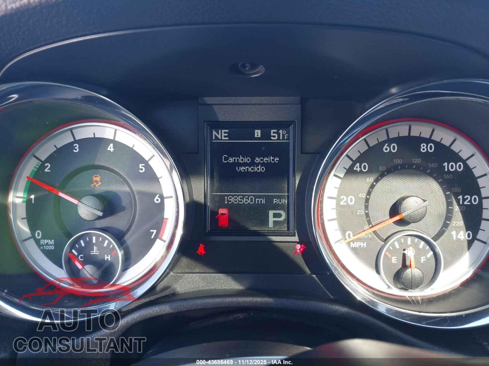 DODGE DURANGO 2011 - 1D4RE4GG8BC599351