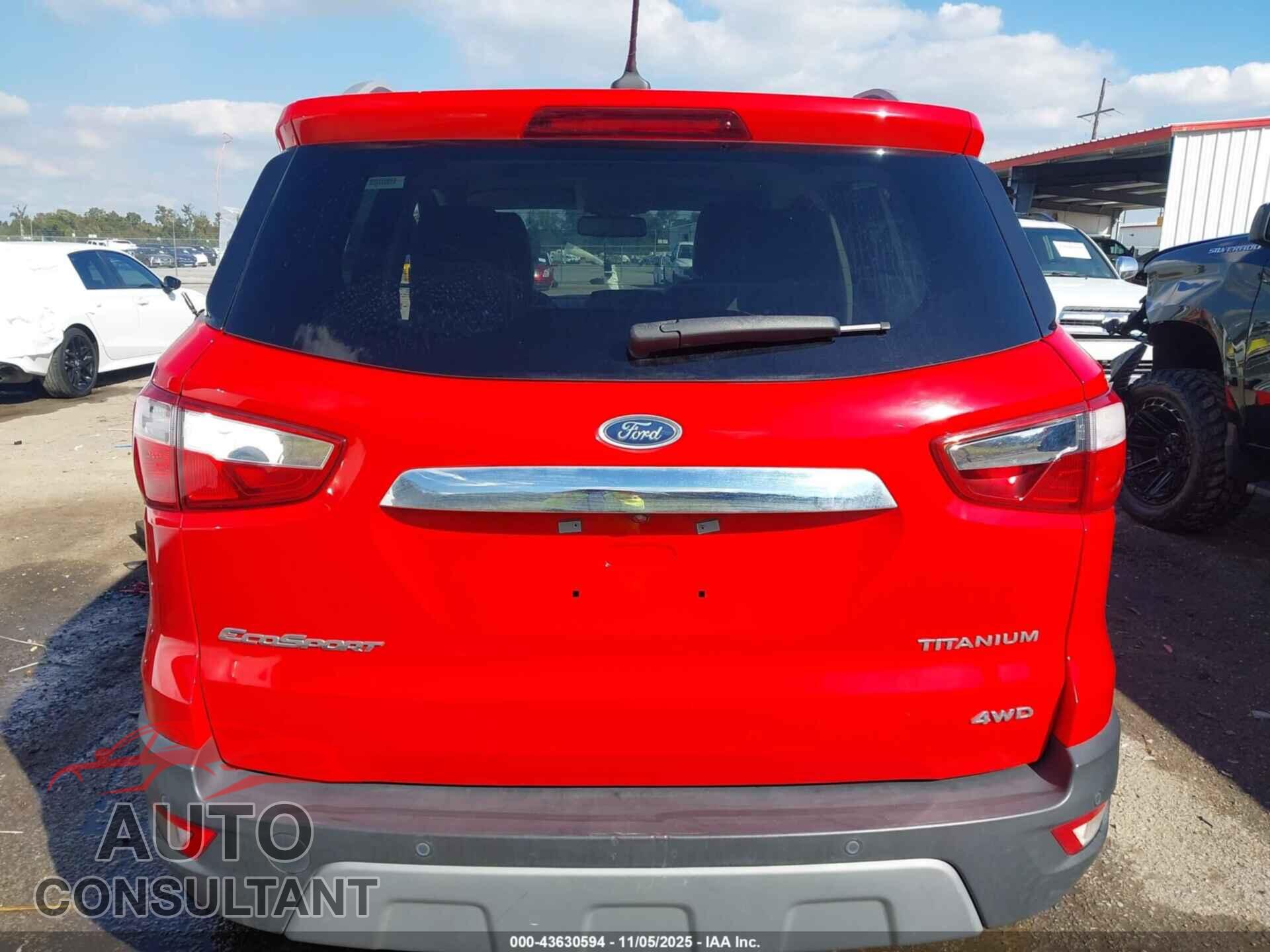 FORD ECOSPORT 2020 - MAJ6S3KL9LC360843