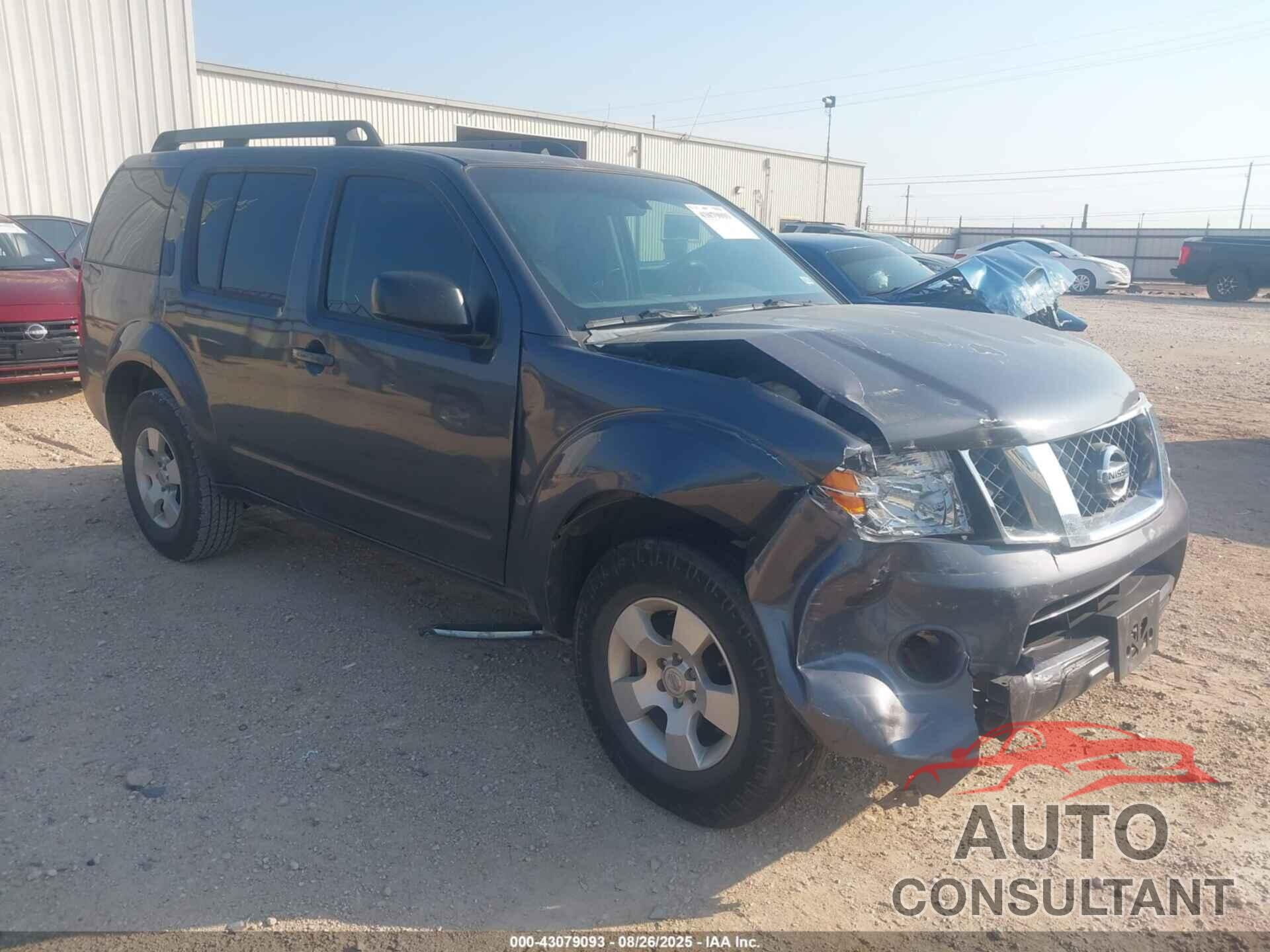 NISSAN PATHFINDER 2012 - 5N1AR1NN8CC633204
