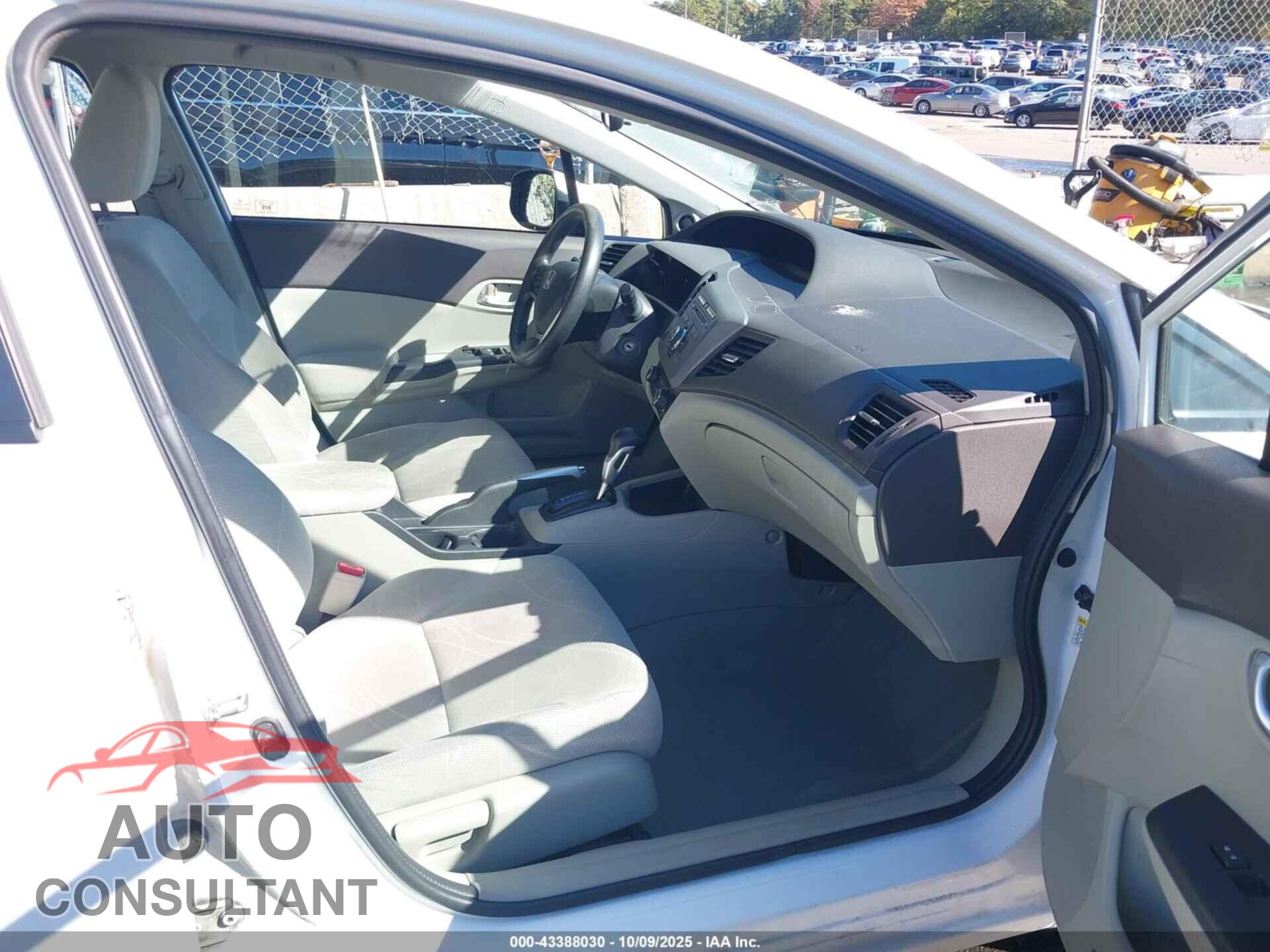 HONDA CIVIC 2012 - 2HGFB2F86CH607664