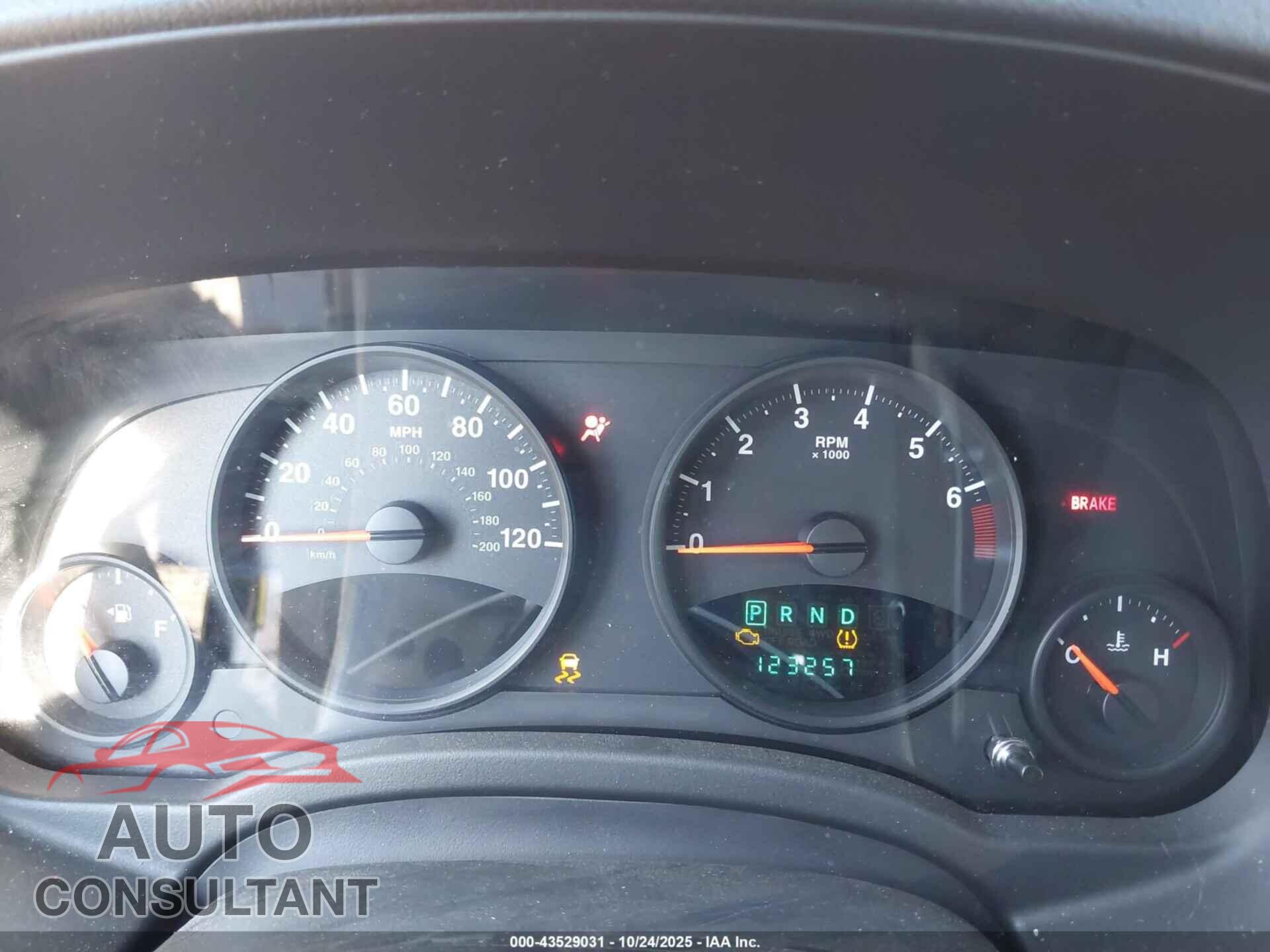 JEEP COMPASS 2011 - 1J4NF1FB5BD207265