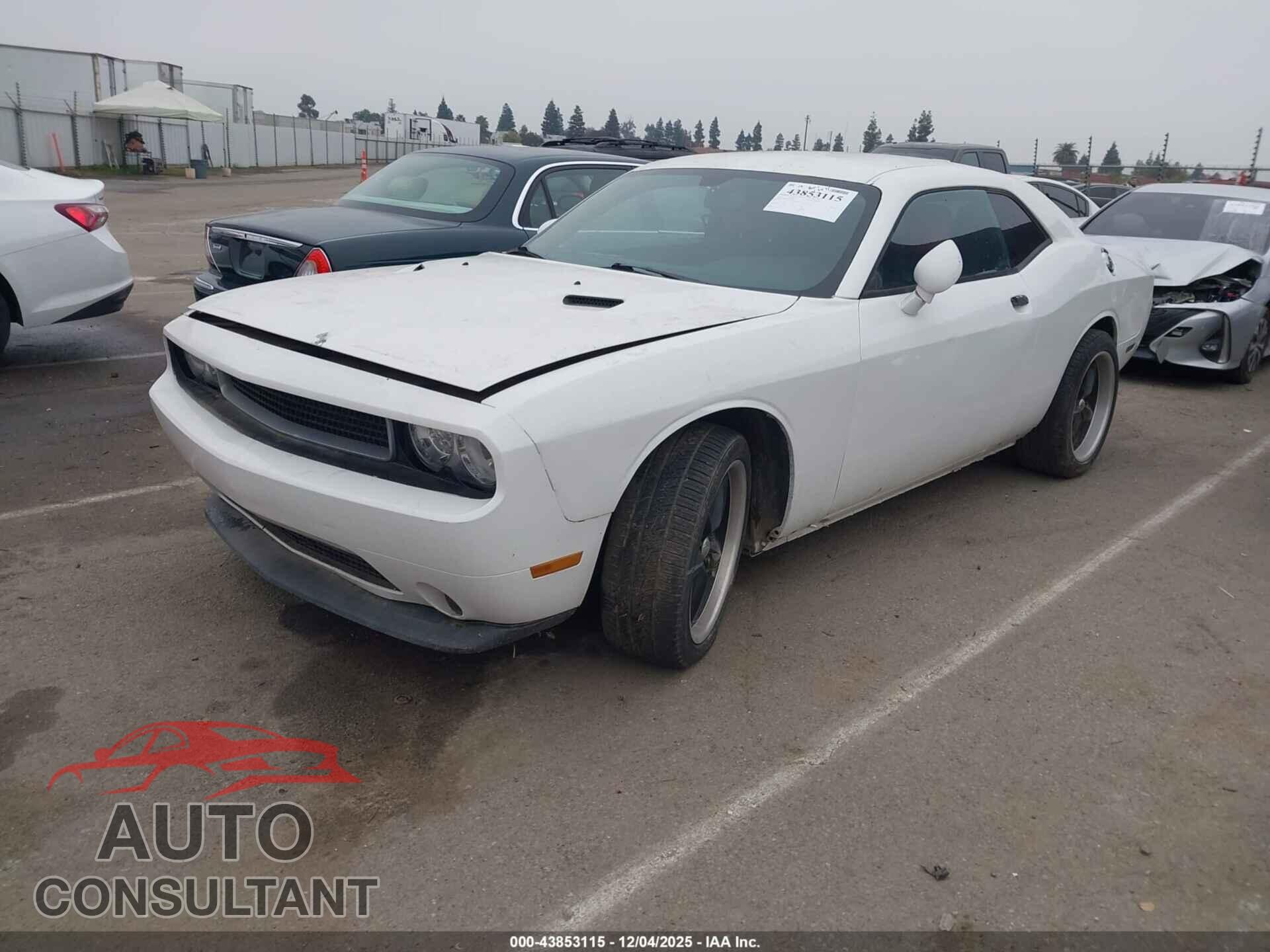 DODGE CHALLENGER 2012 - 2C3CDYAG2CH162115