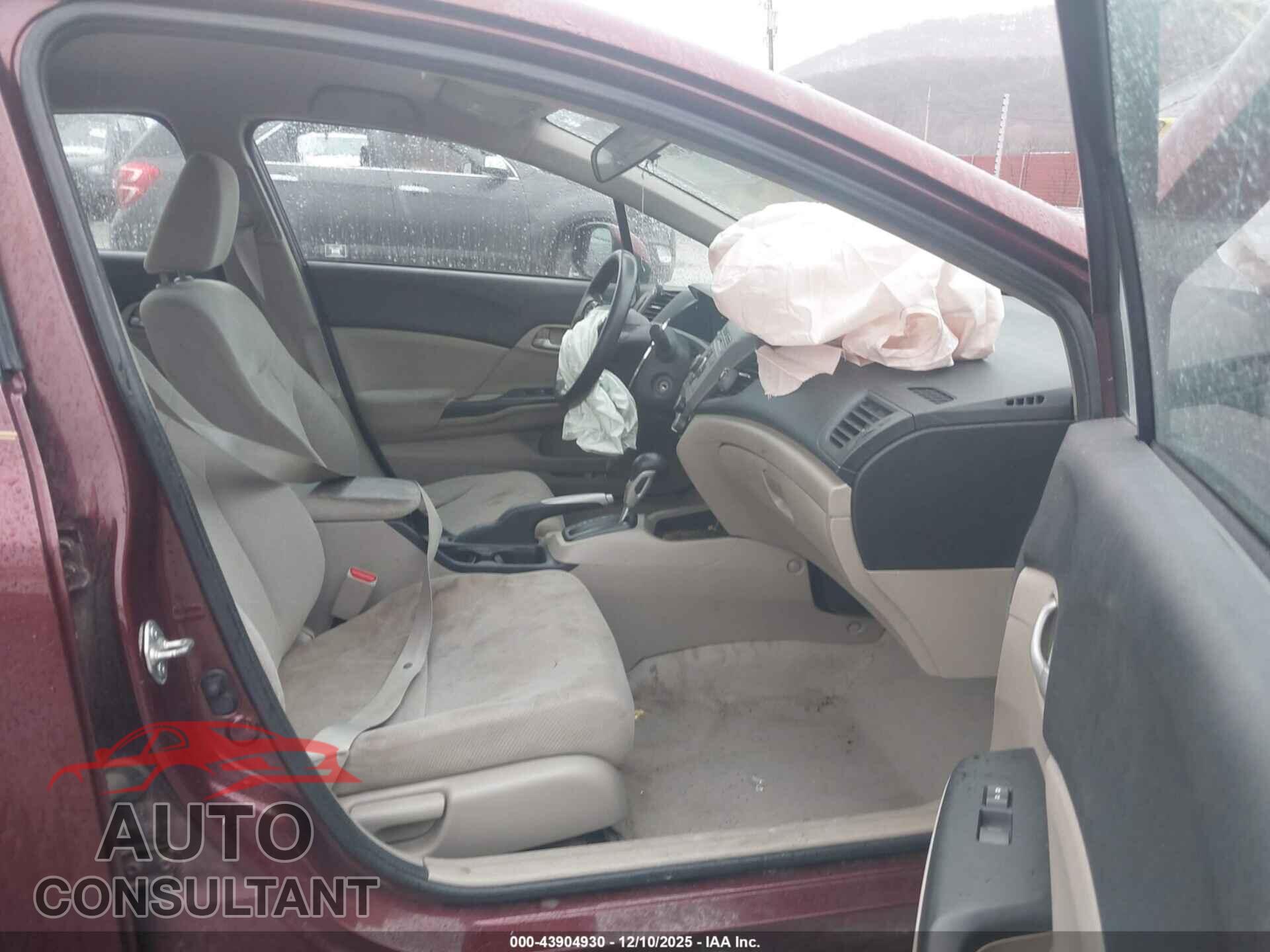 HONDA CIVIC 2012 - 19XFB2F56CE380802