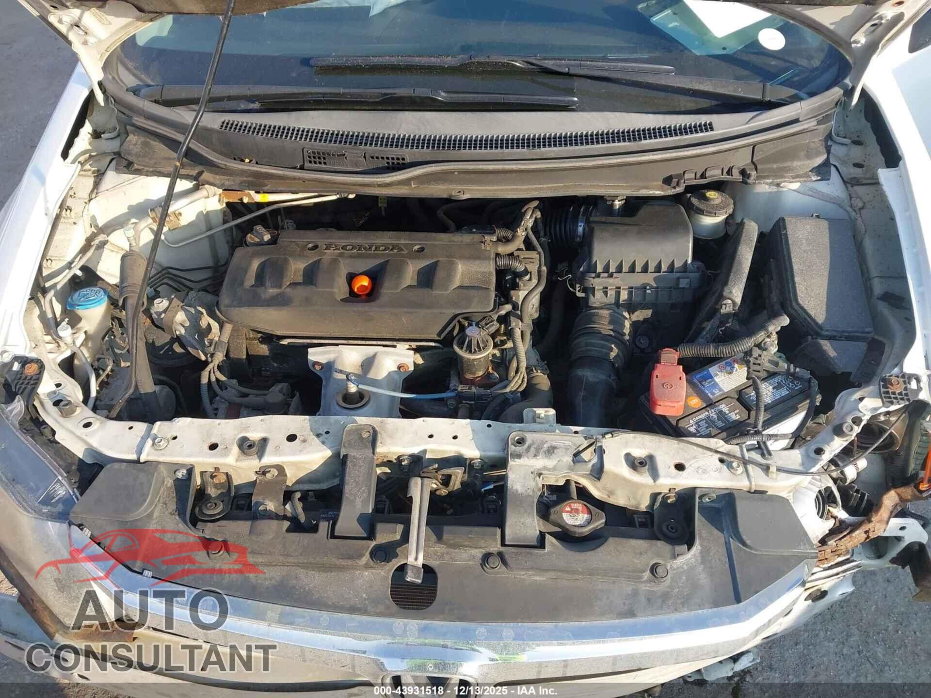 HONDA CIVIC 2012 - 19XFB2F53CE044010