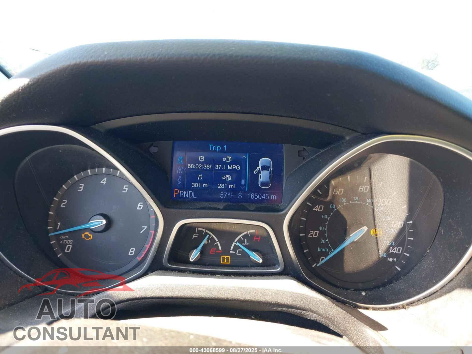 FORD FOCUS 2013 - 1FADP3F28DL269655