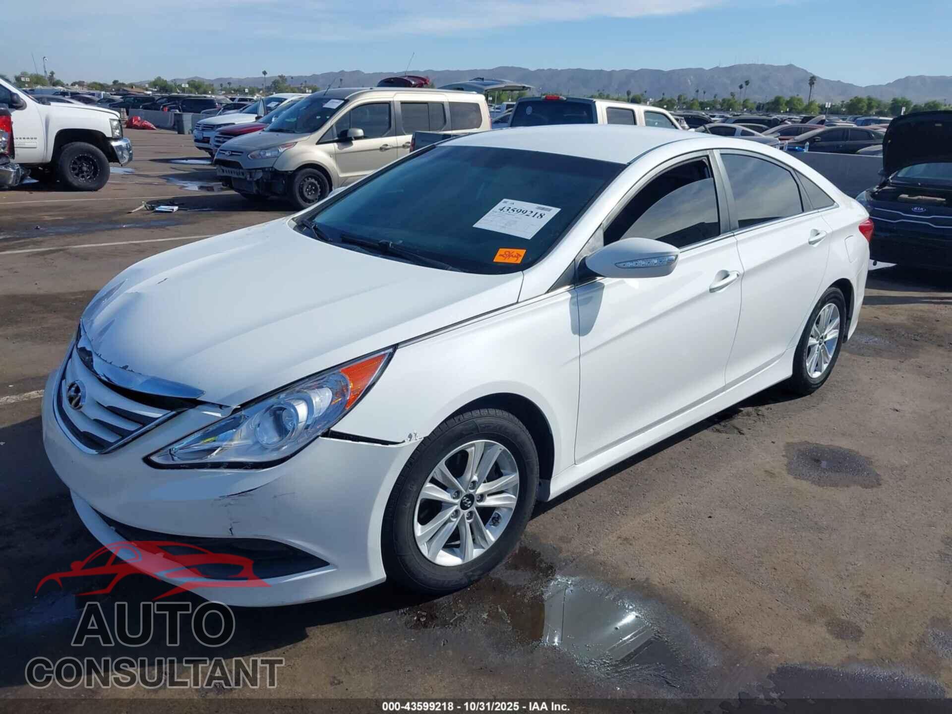 HYUNDAI SONATA 2014 - 5NPEB4ACXEH885253