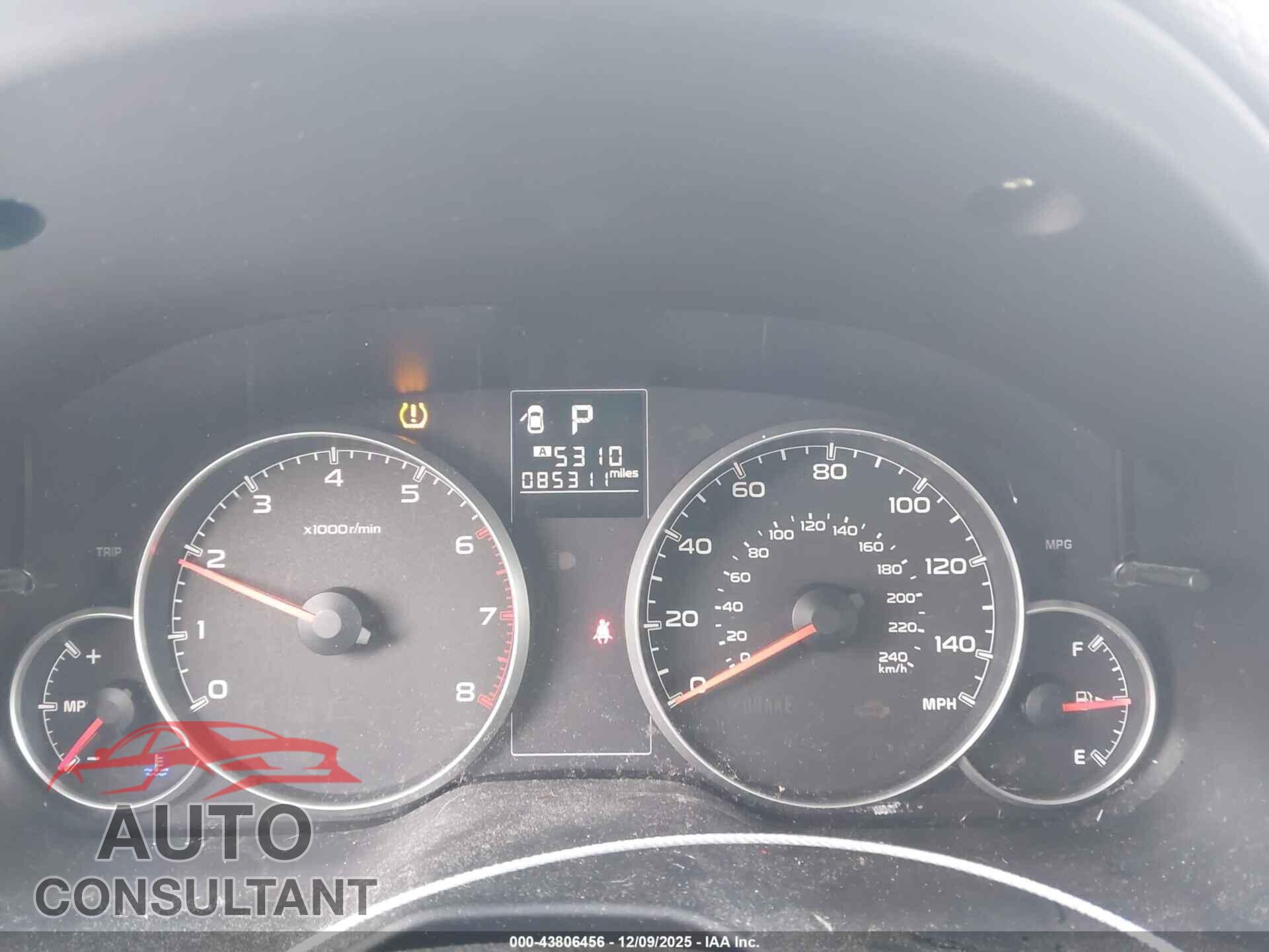 SUBARU OUTBACK 2014 - 4S4BRBCC3E3297699