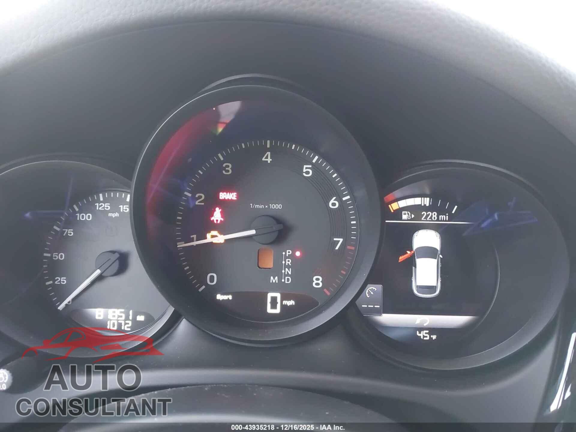 PORSCHE MACAN 2022 - WP1AA2A58NLB08829